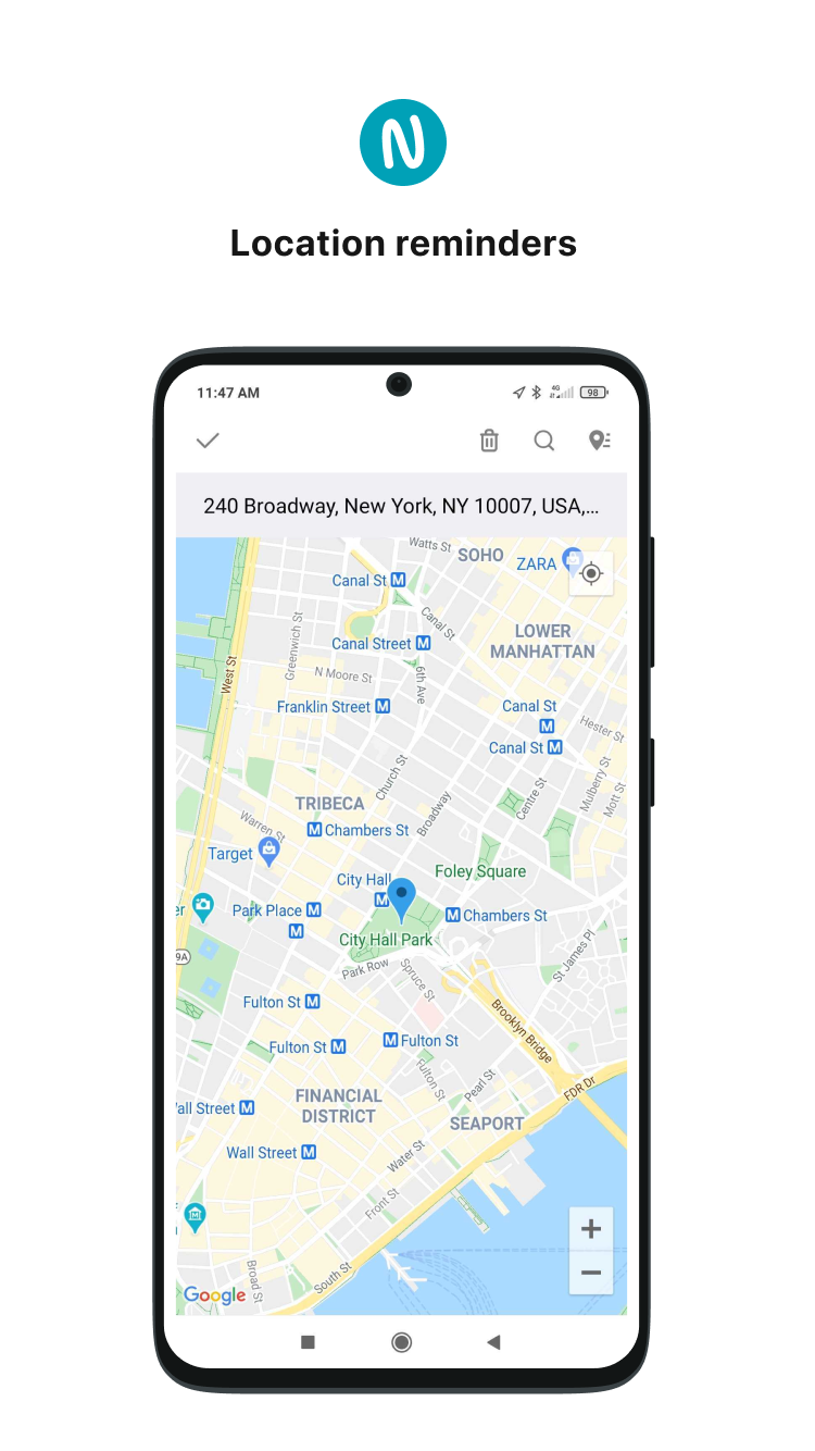 اسکرین شات 6 برنامه Nimbus Note - Useful notepad