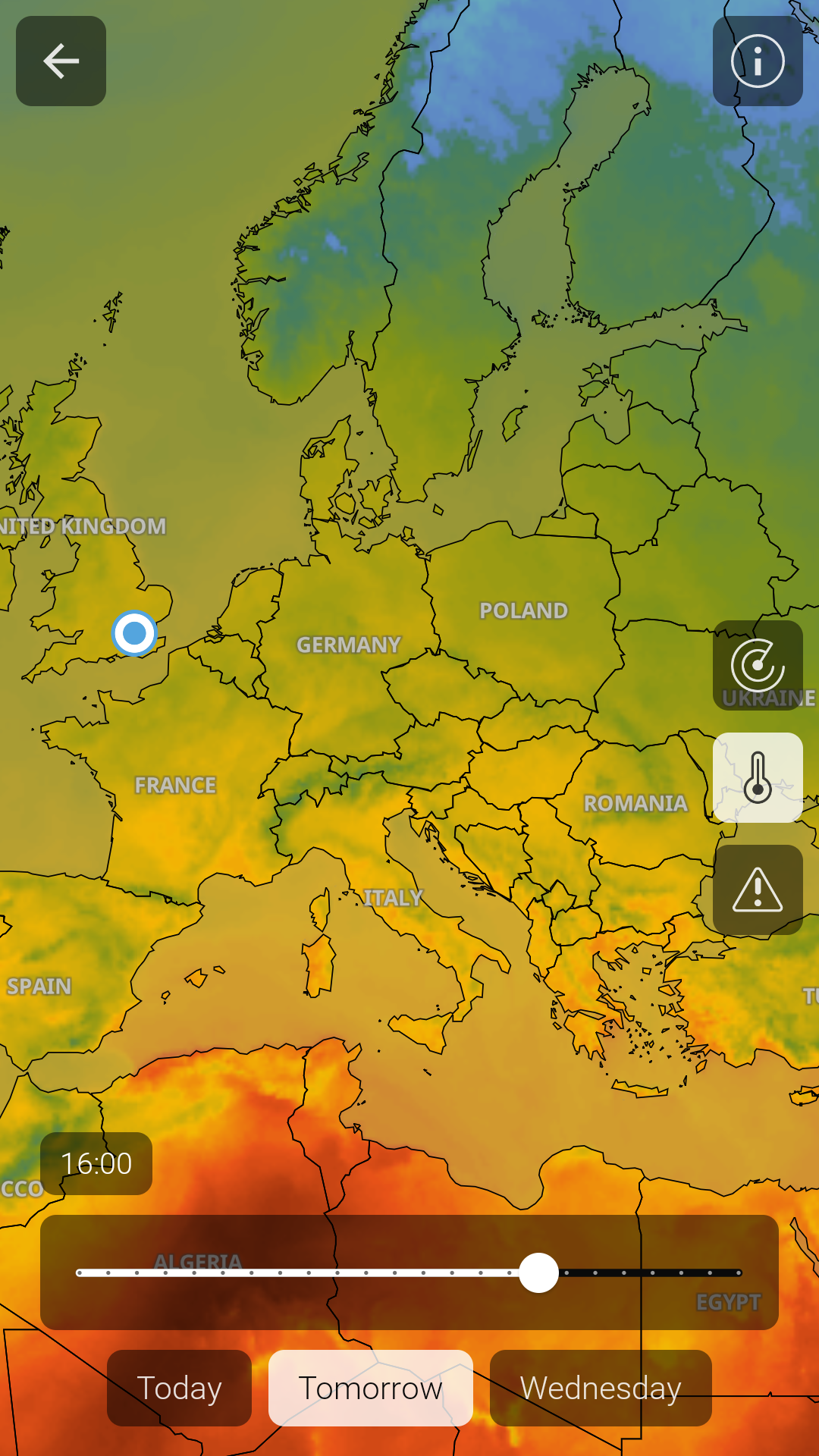 اسکرین شات 5 برنامه Weather