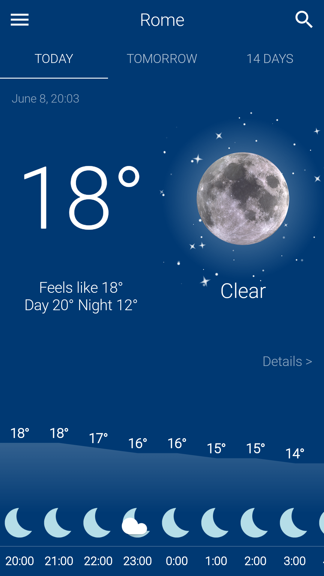 اسکرین شات 7 برنامه Weather