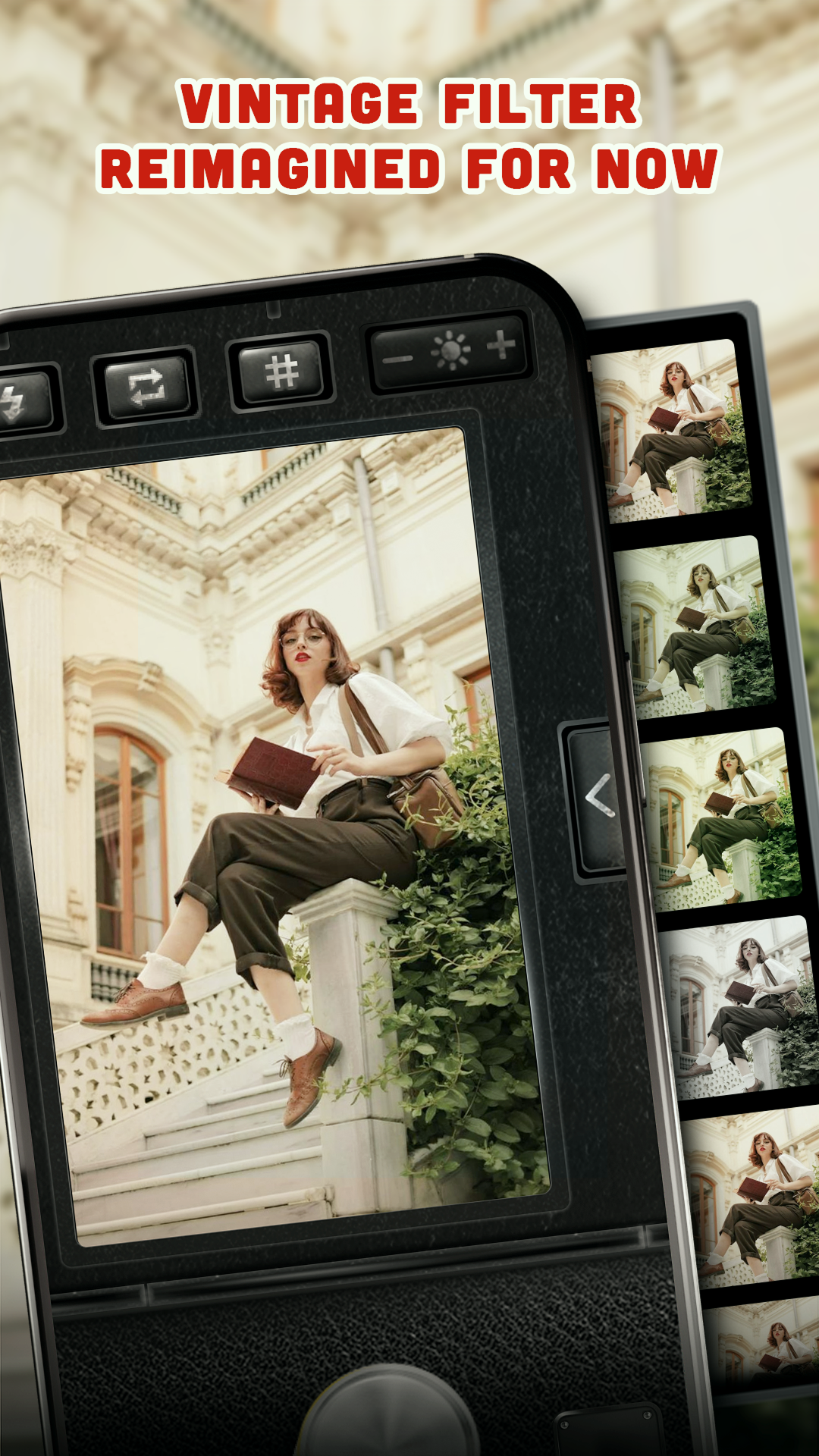 اسکرین شات 6 برنامه Vintage Camera - Snap Film 90s