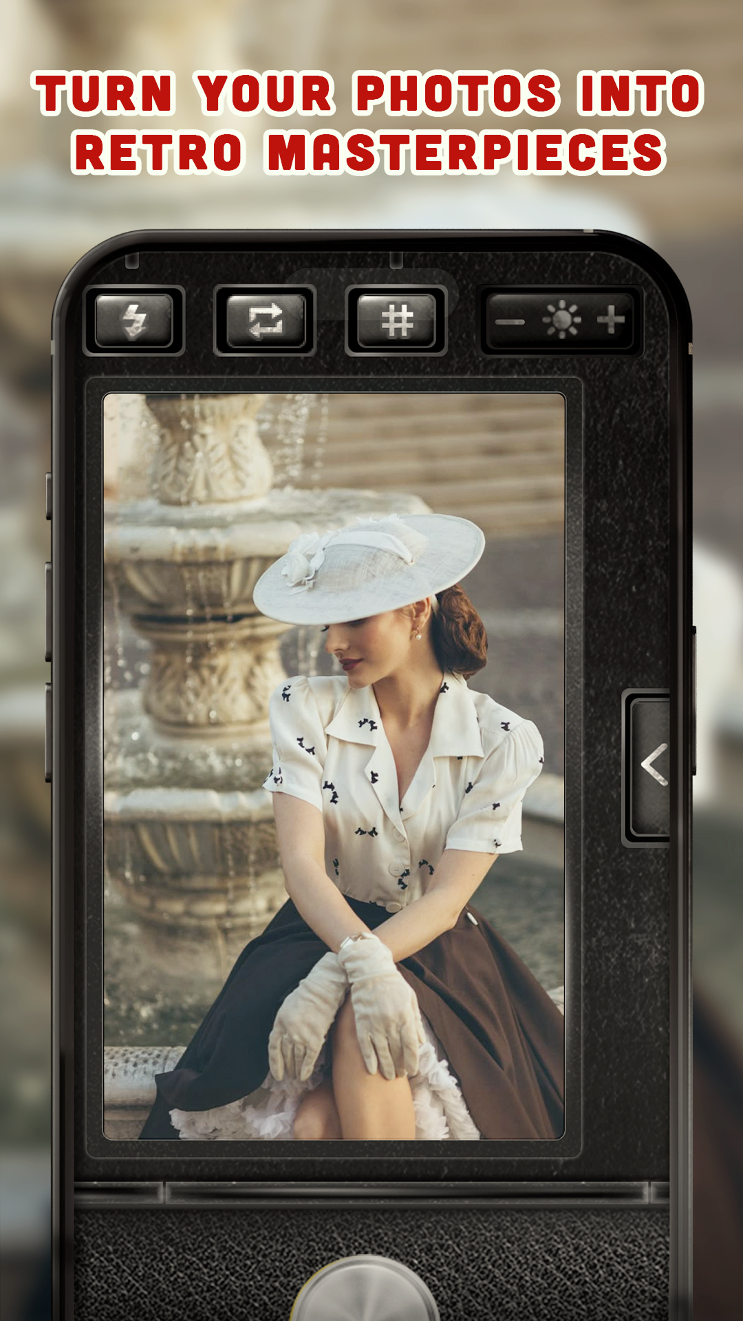 اسکرین شات 1 برنامه Vintage Camera - Snap Film 90s