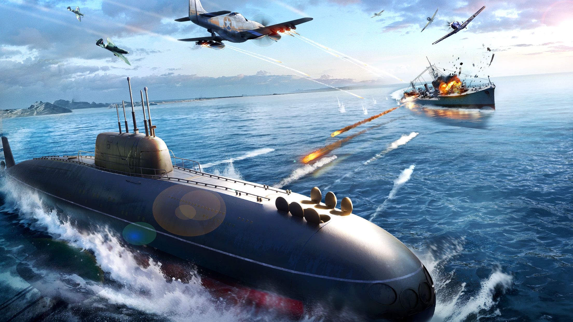 اسکرین شات 1 بازی Sea War: Raid