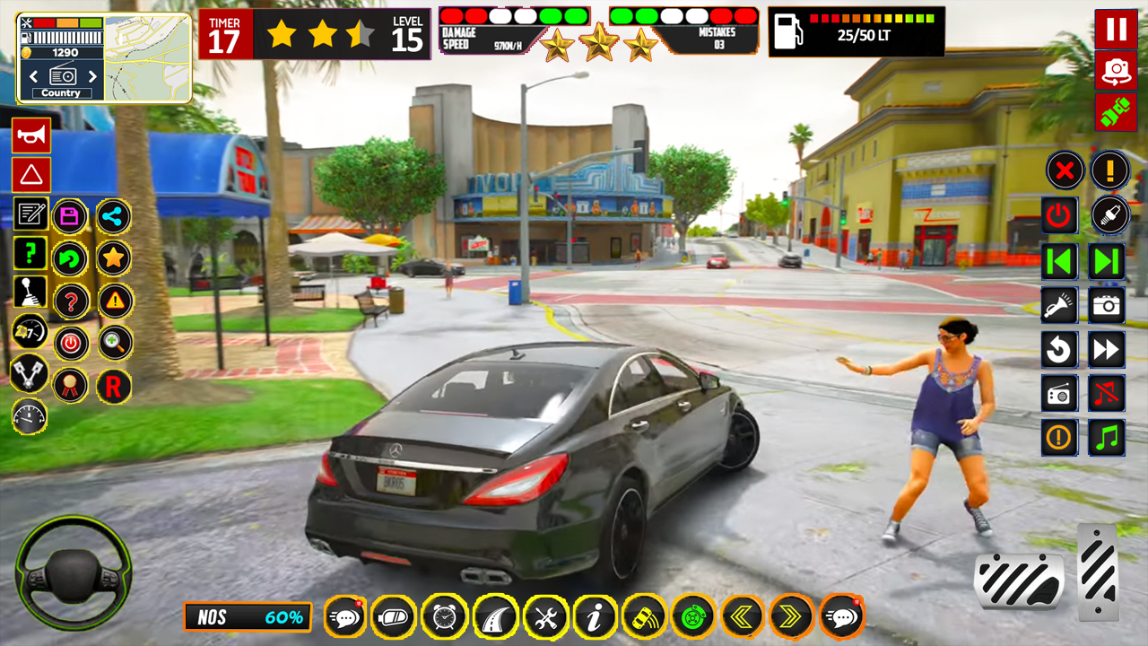 اسکرین شات 2 بازی Real Car City Driving Game 3D