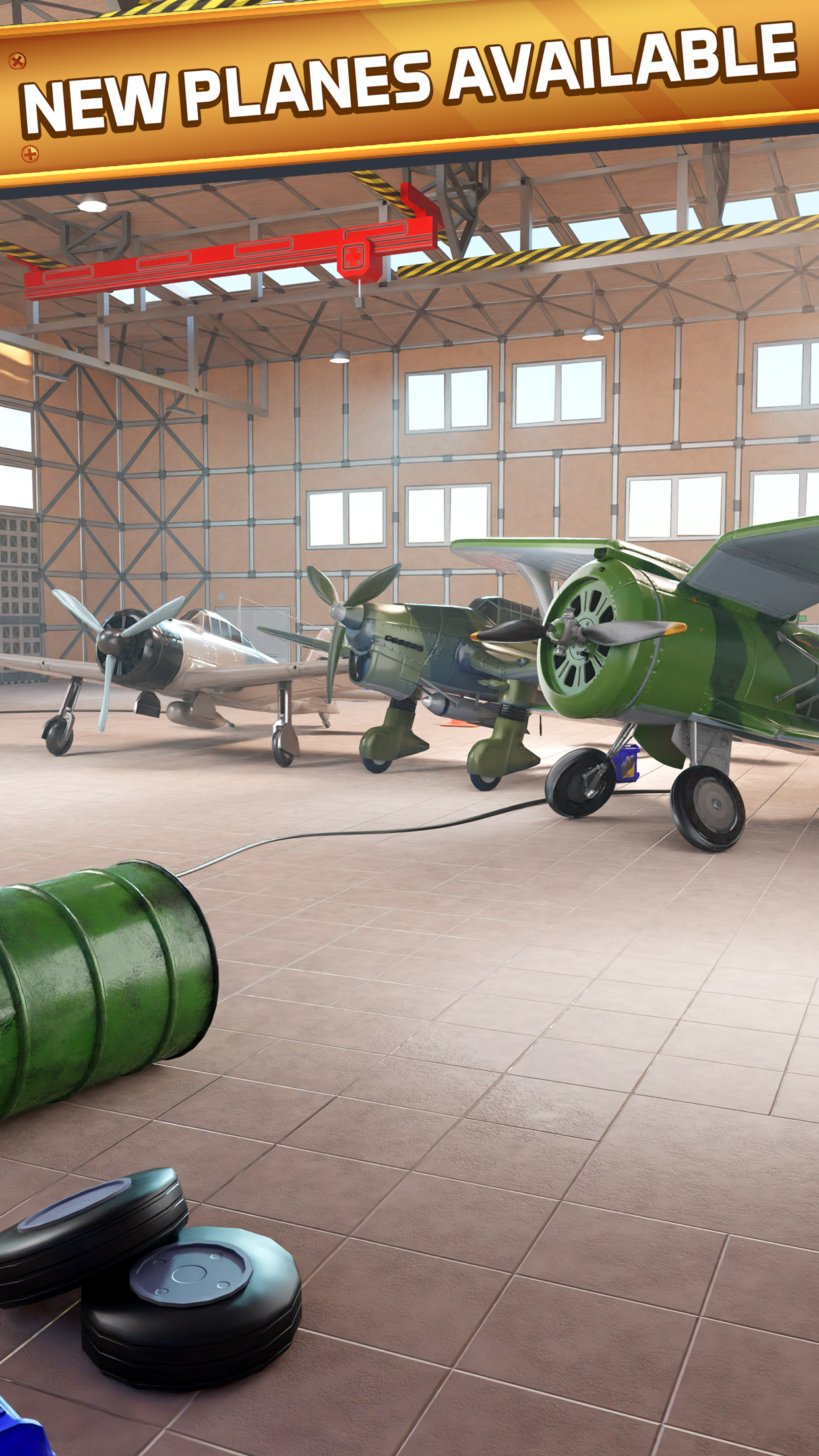 اسکرین شات 1 بازی Idle Planes: Build Airplanes