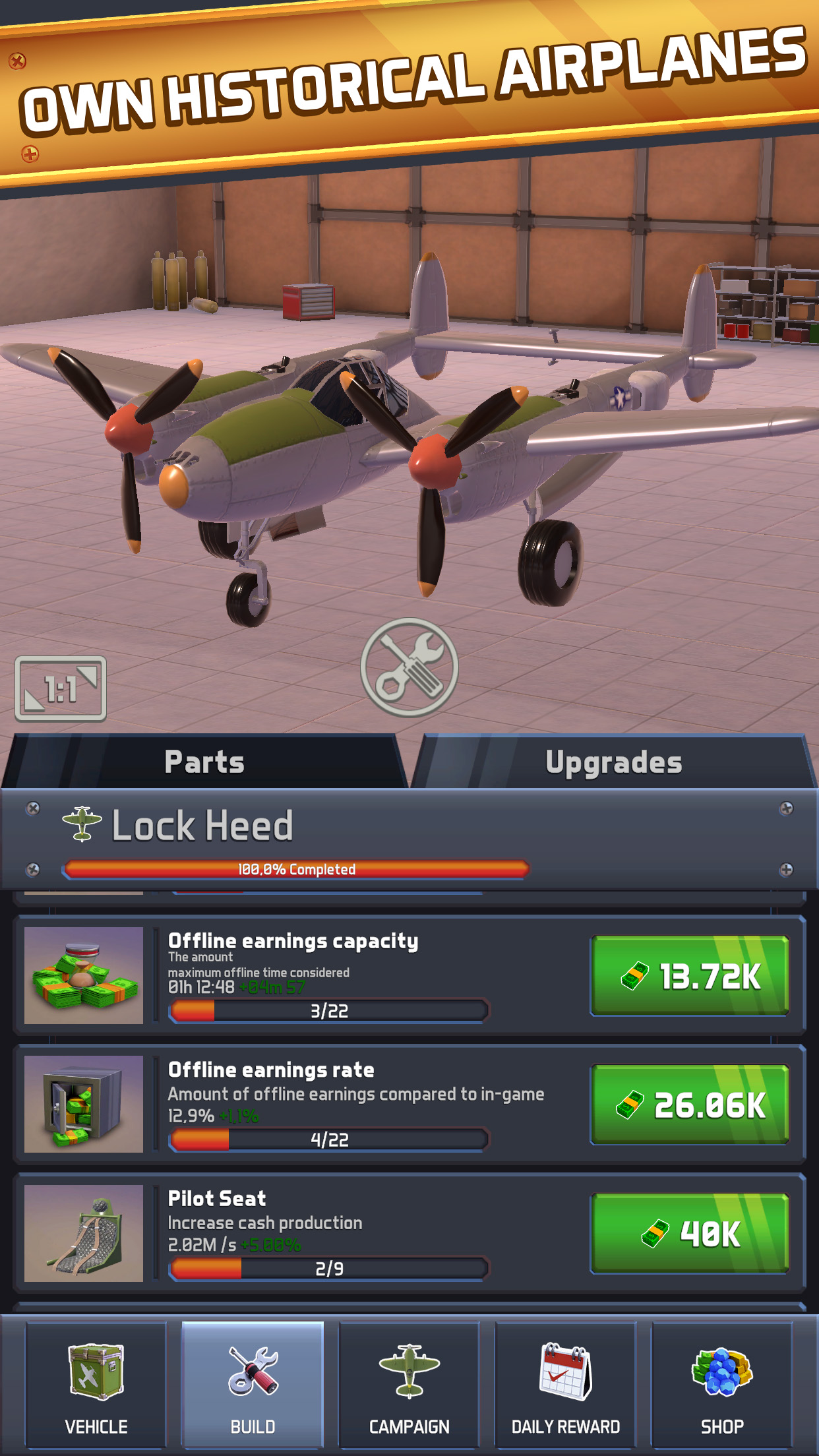 اسکرین شات 7 بازی Idle Planes: Build Airplanes