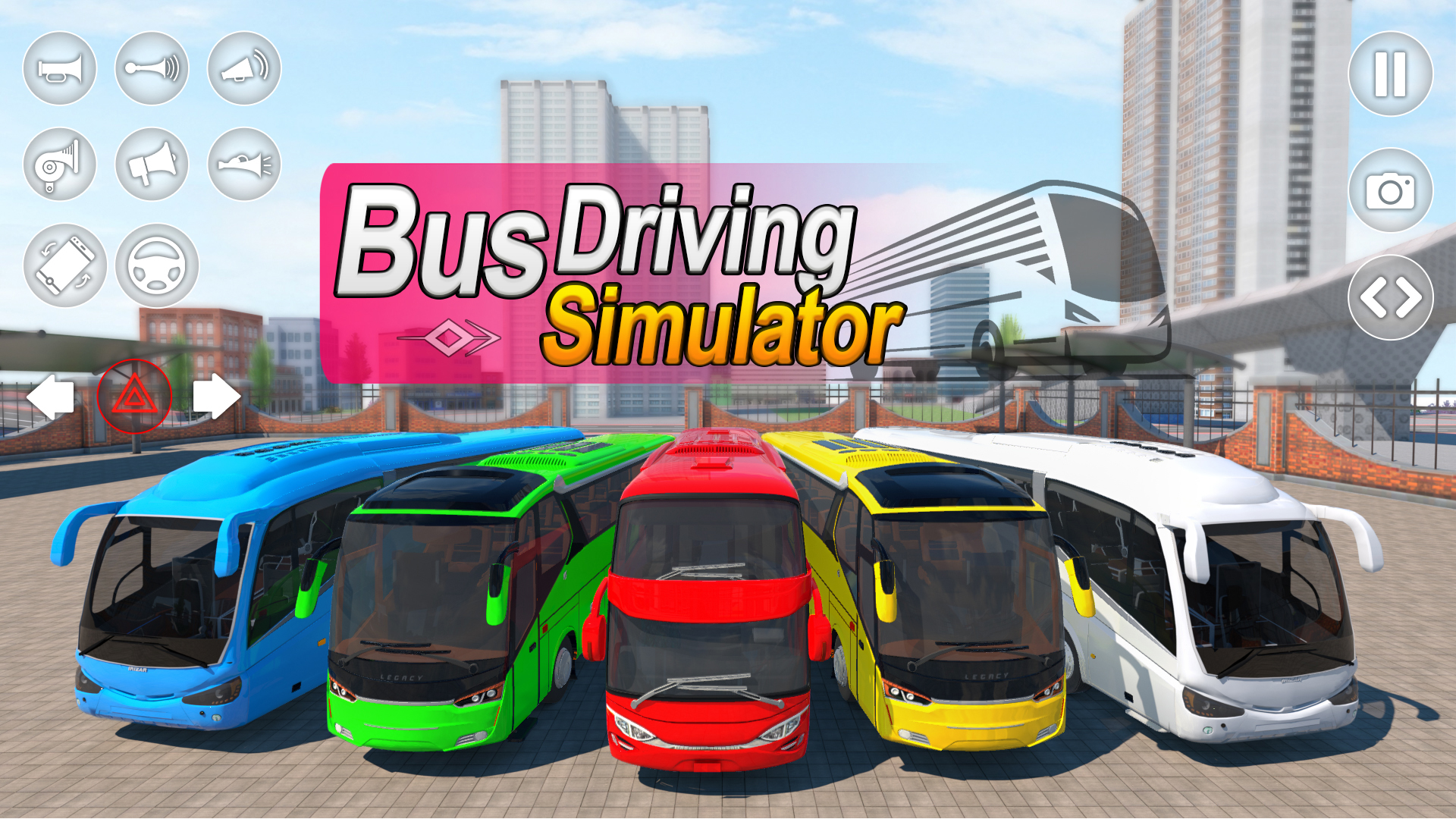 اسکرین شات 4 برنامه Bus Driving Games 3d Simulator