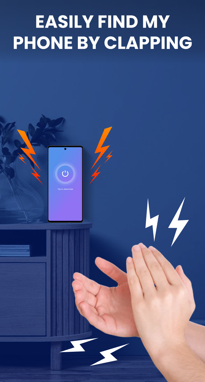 اسکرین شات 6 برنامه Find My Phone by Clap & Flash