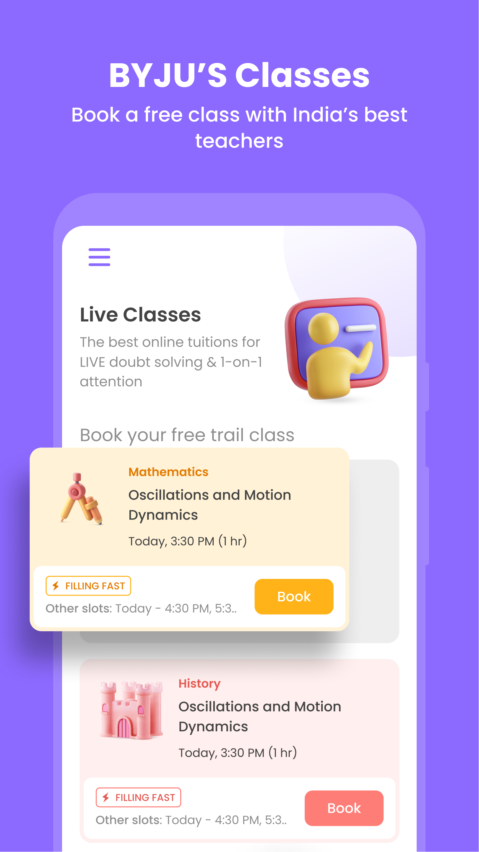 اسکرین شات 5 برنامه BYJU'S – The Learning App