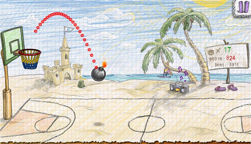 اسکرین شات 4 بازی Doodle Basketball 2