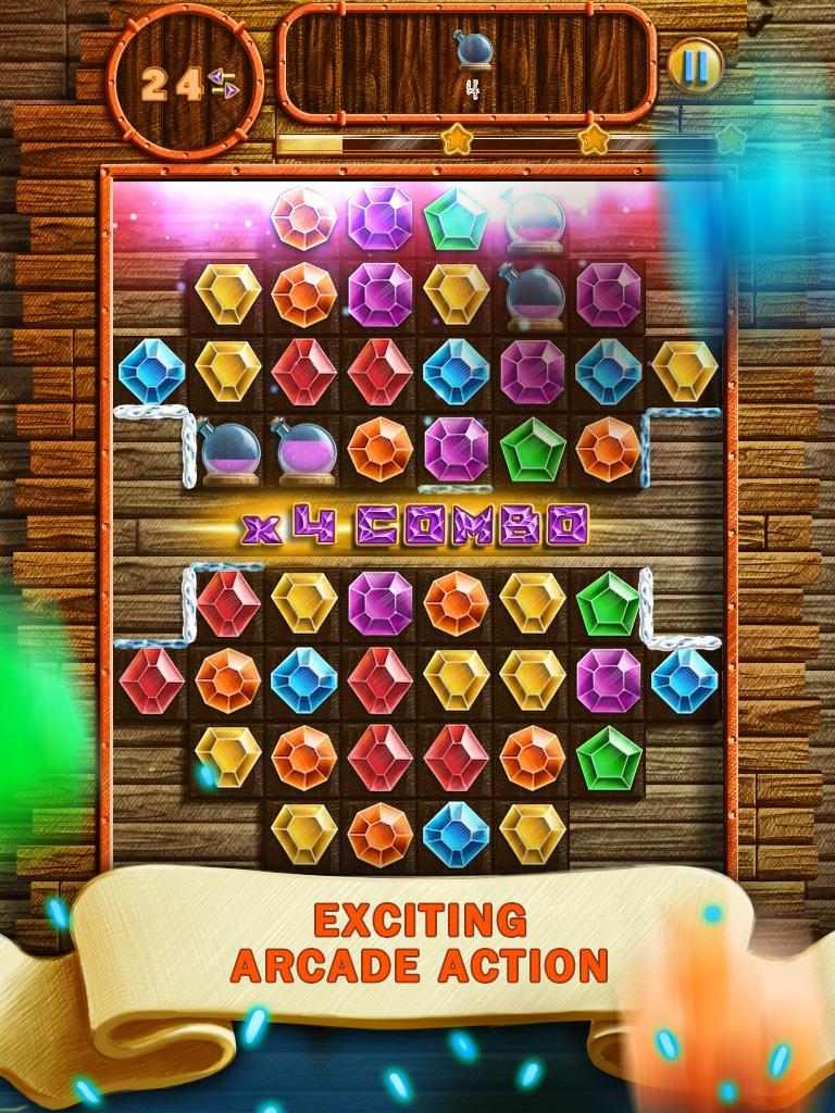 اسکرین شات 4 بازی Doodle Jewels Match 3