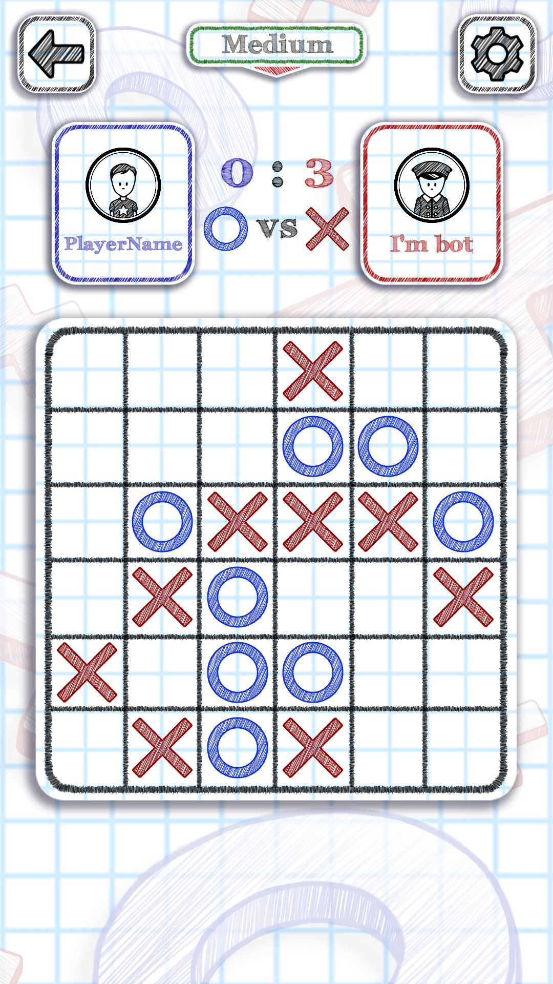 اسکرین شات 4 بازی Tic Tac Toe 2