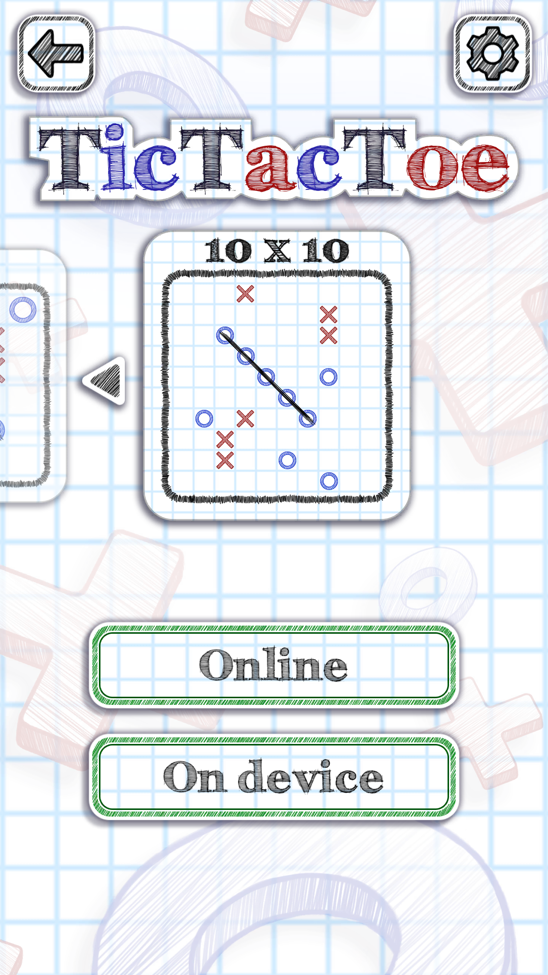 اسکرین شات 2 بازی Tic Tac Toe 2