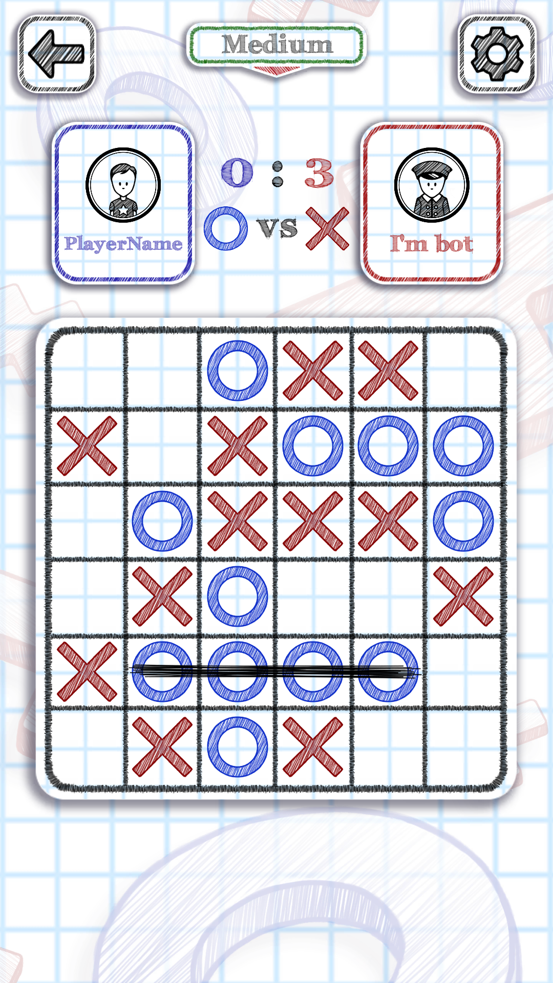 اسکرین شات 5 بازی Tic Tac Toe 2