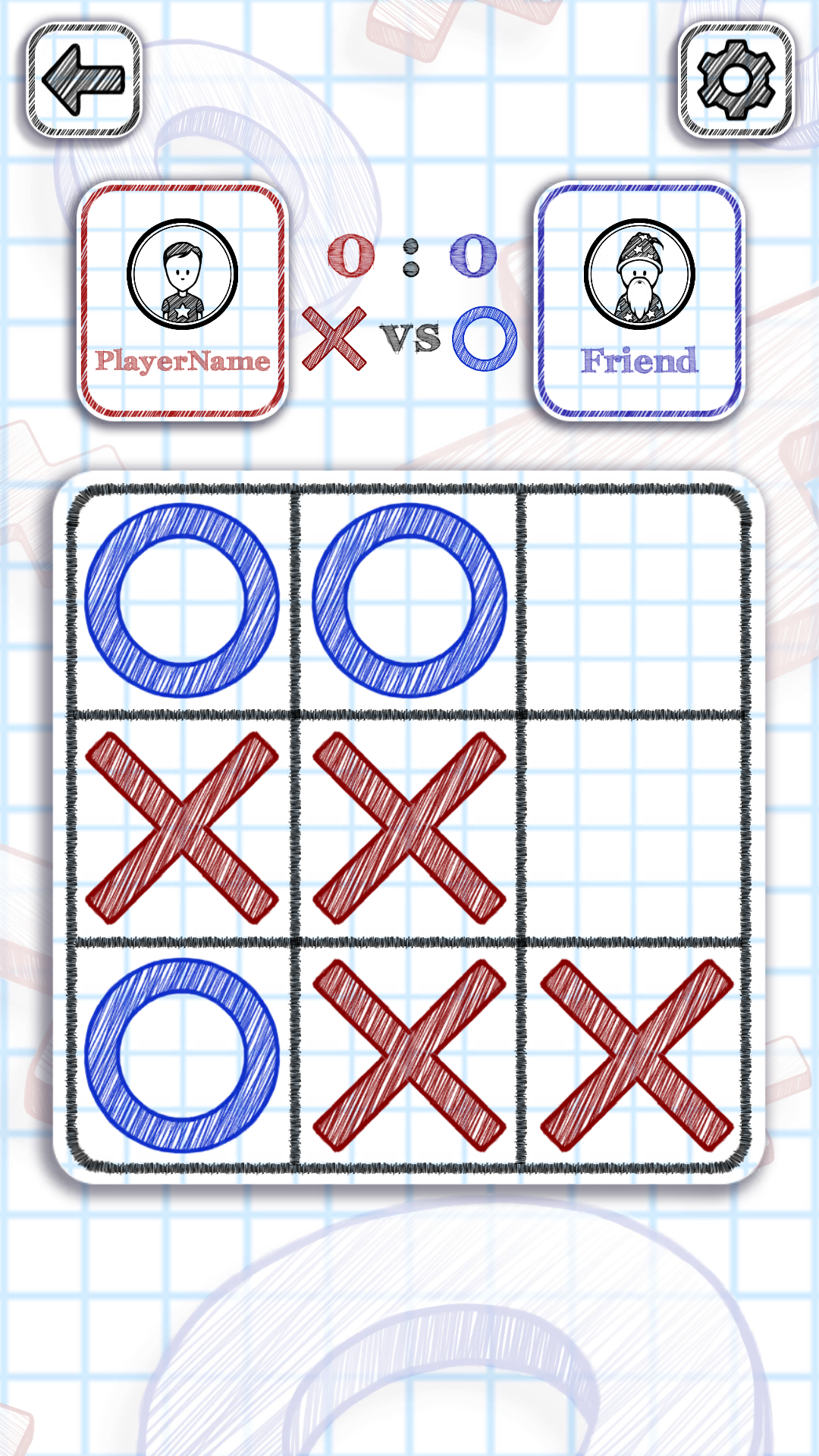 اسکرین شات 3 بازی Tic Tac Toe 2
