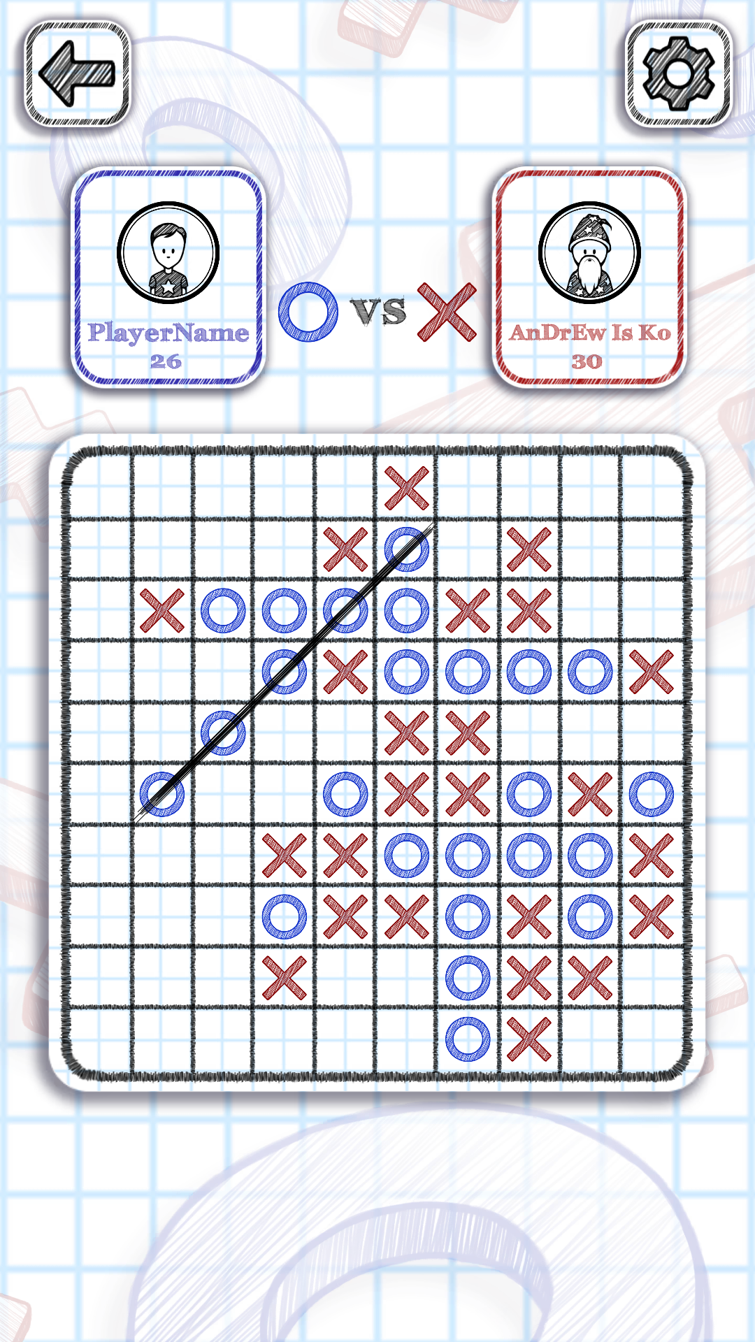 اسکرین شات 7 بازی Tic Tac Toe 2