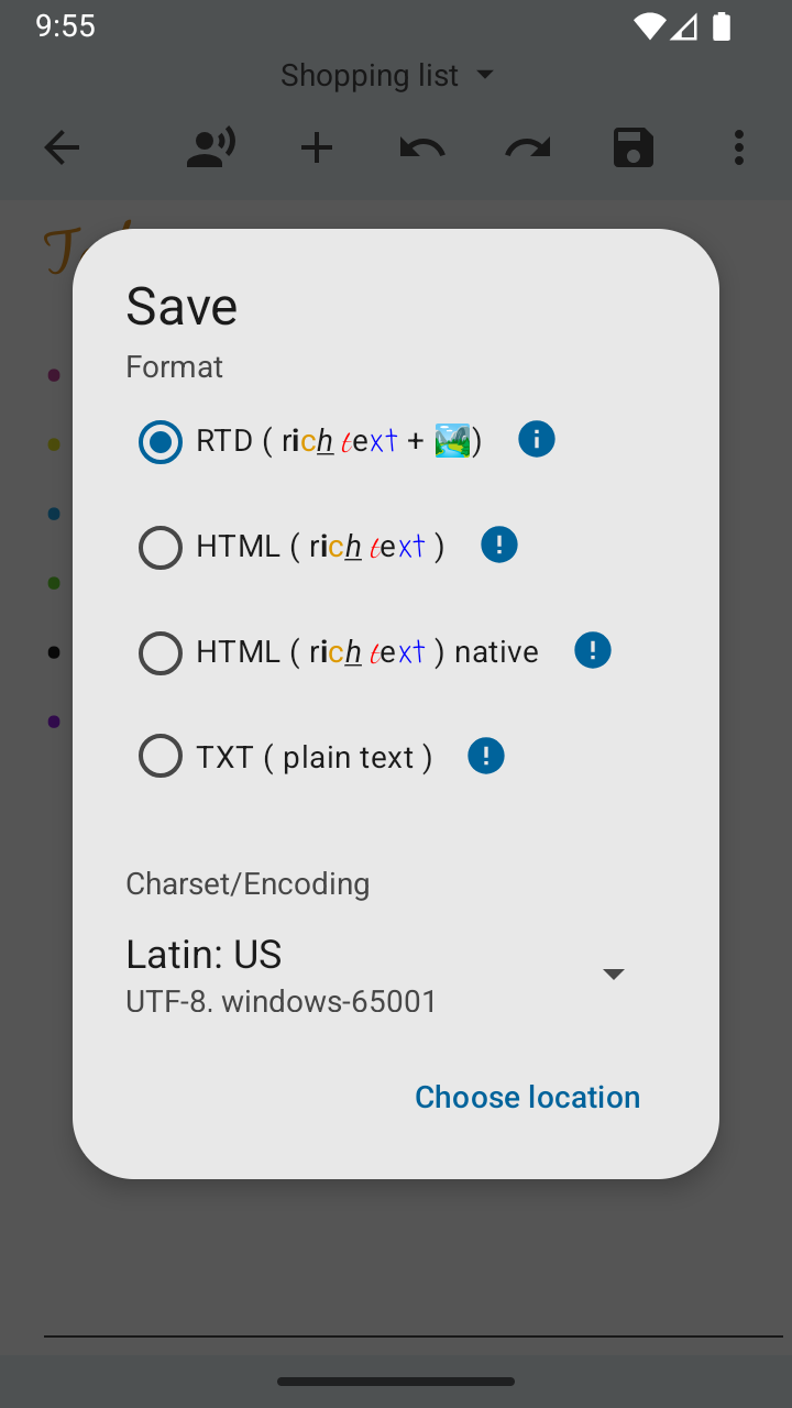 اسکرین شات 6 برنامه Text Editor