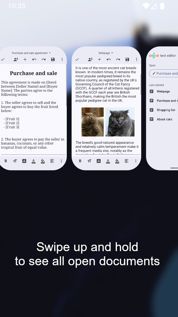 اسکرین شات 1 برنامه Text Editor