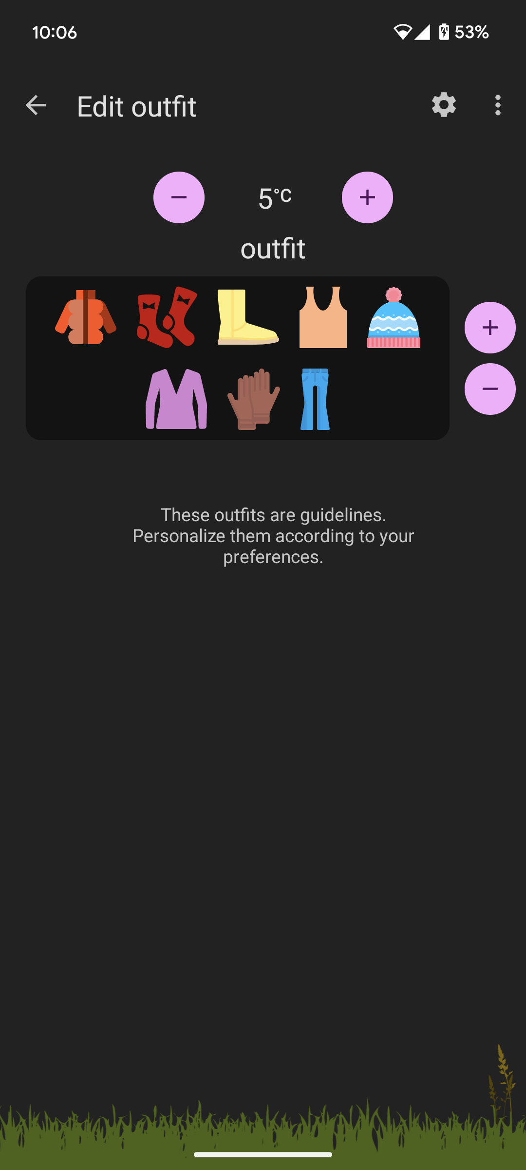 اسکرین شات برنامه Weather Outfit: What to Wear 3
