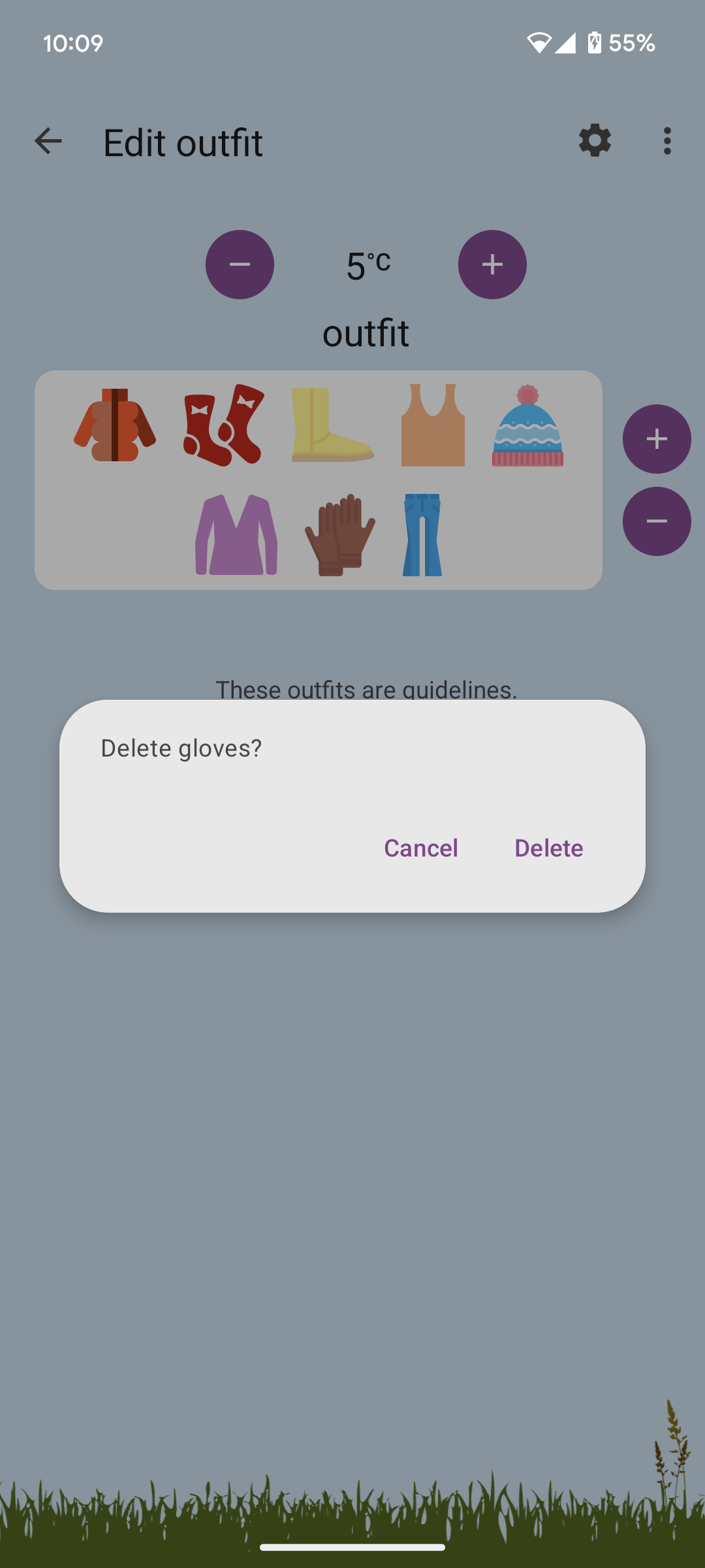 اسکرین شات برنامه Weather Outfit: What to Wear 5