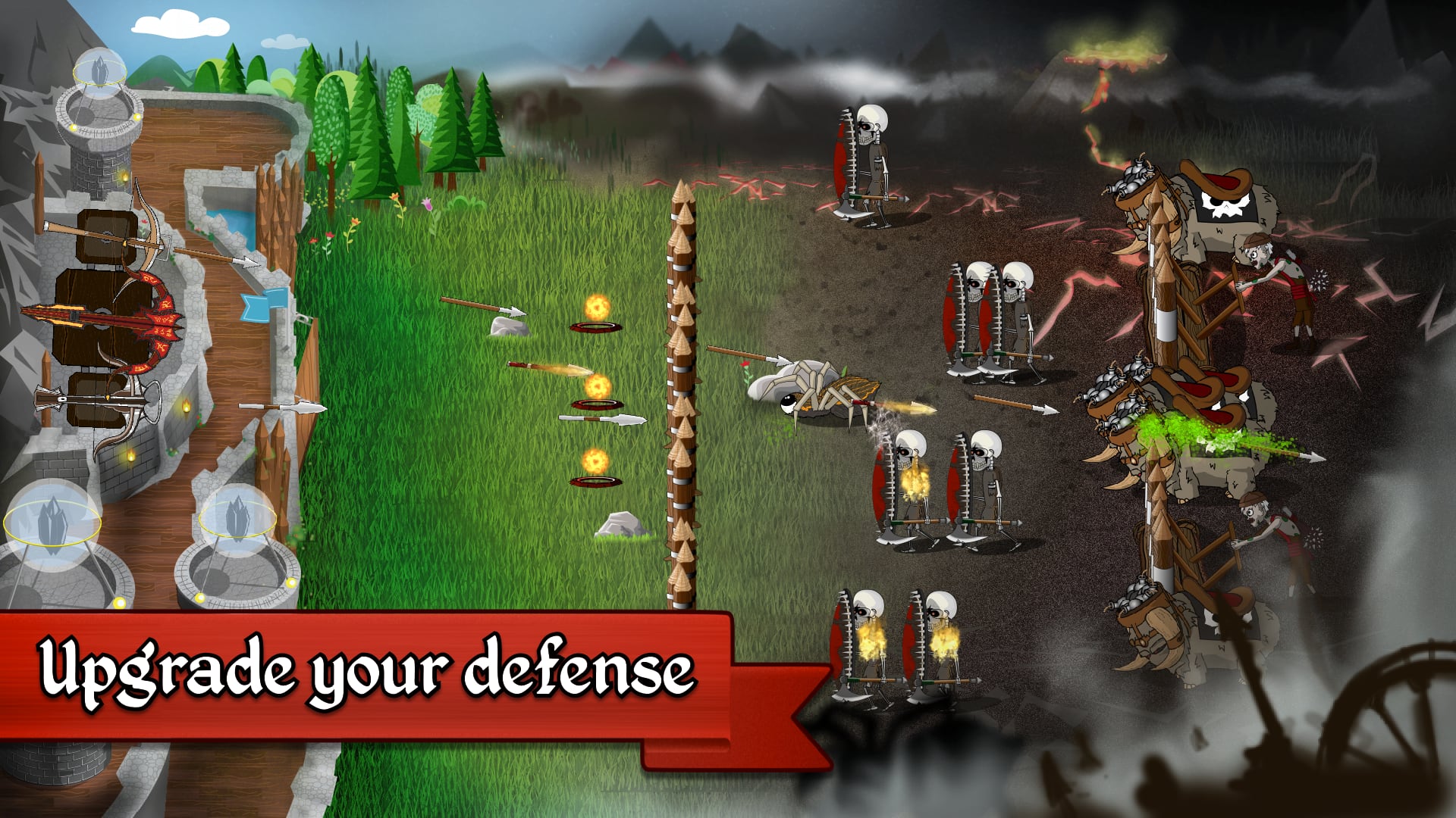 اسکرین شات 2 بازی Grim Defender: Castle Defense