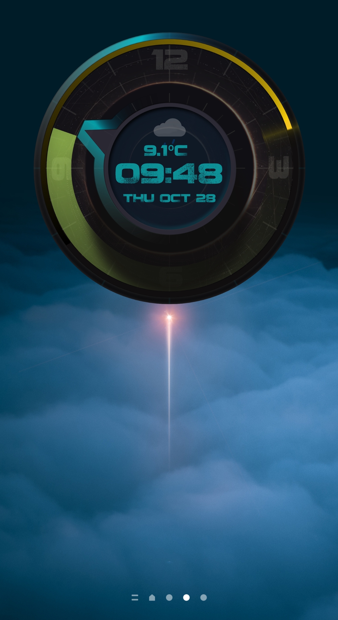 اسکرین شات 3 برنامه Android Clock Widgets
