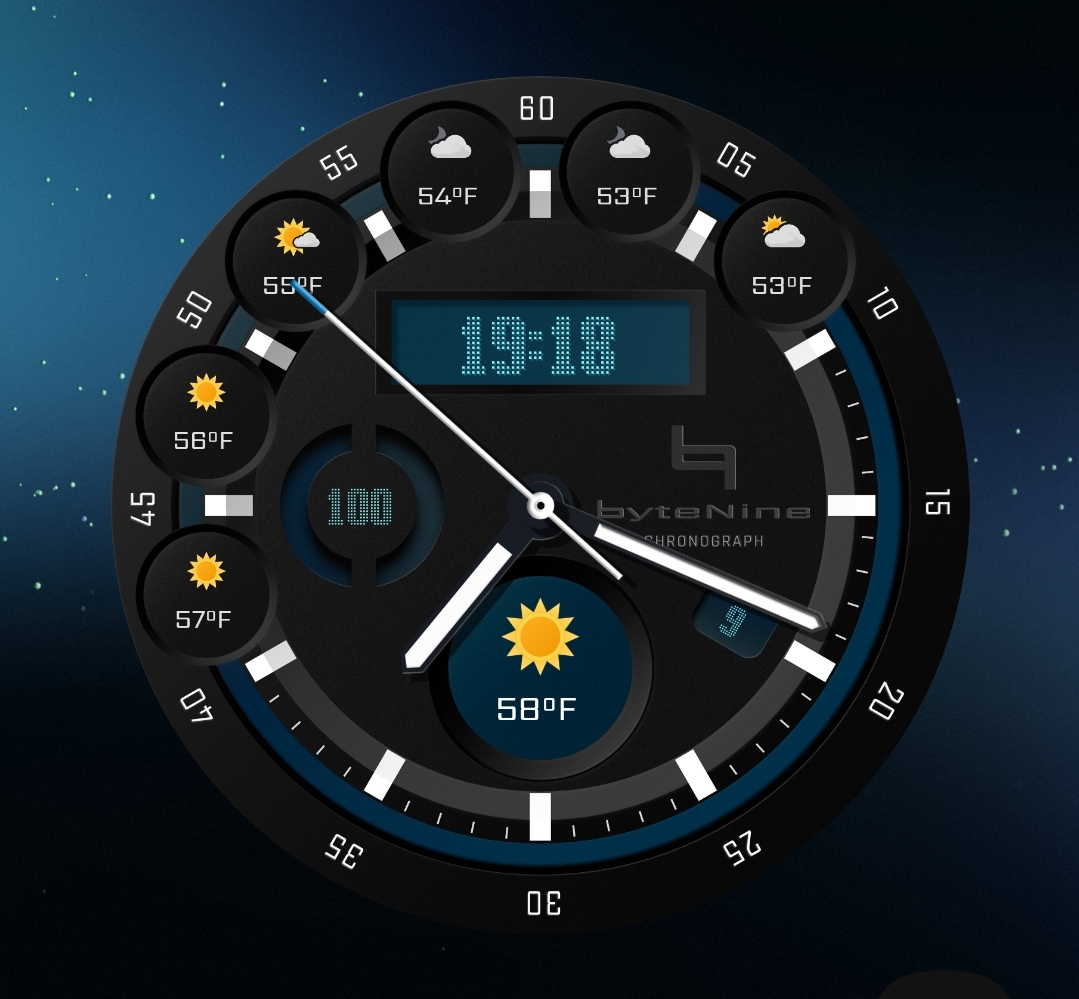 اسکرین شات 2 برنامه Android Clock Widgets