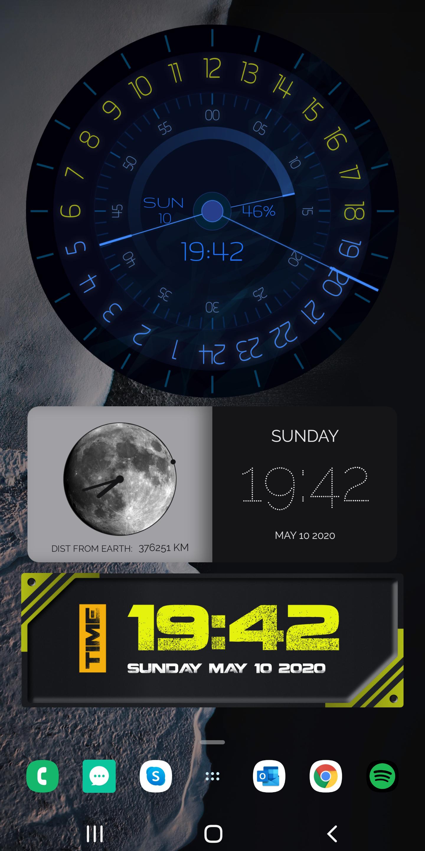 اسکرین شات 8 برنامه Android Clock Widgets