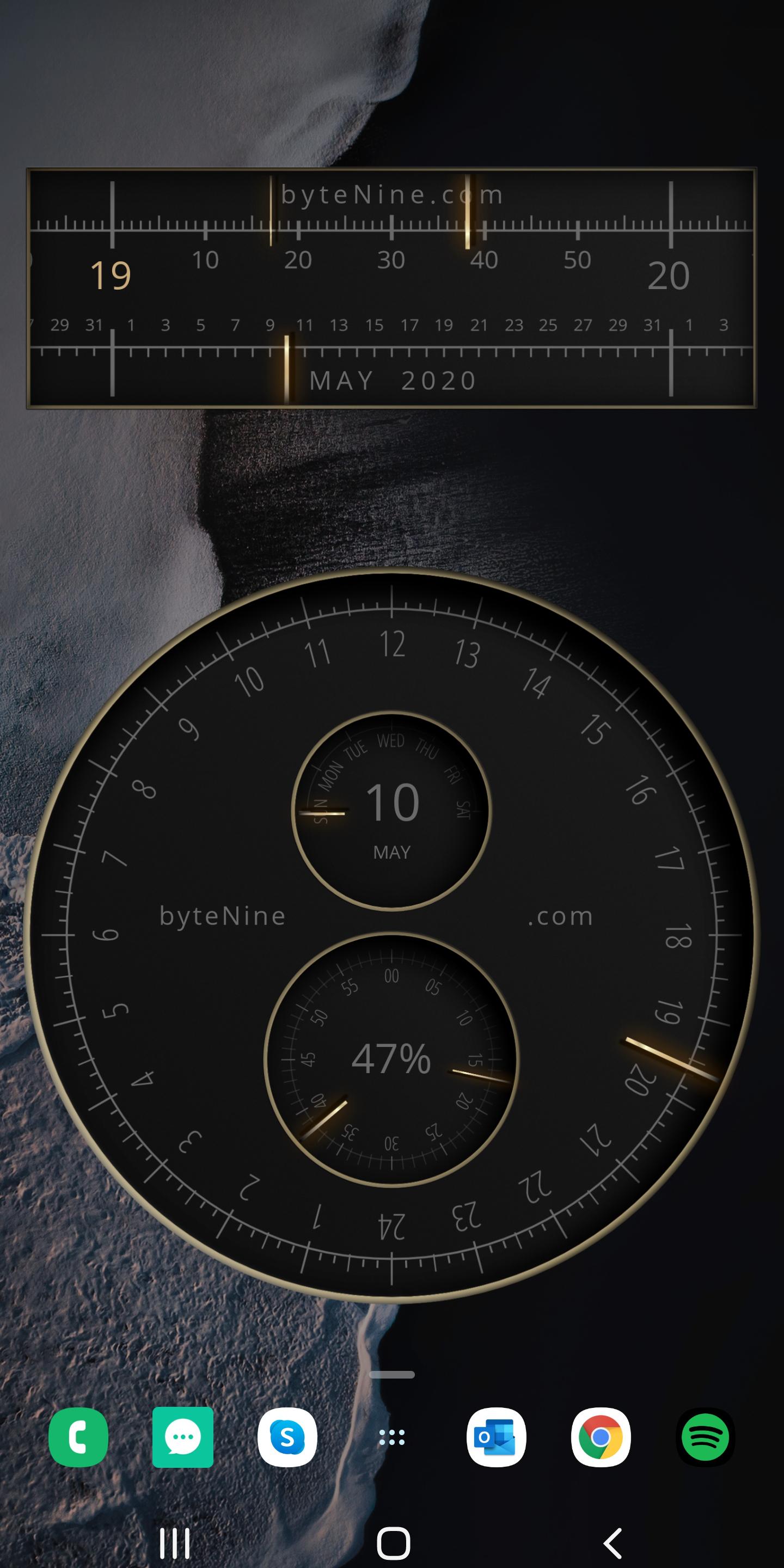 اسکرین شات 6 برنامه Android Clock Widgets