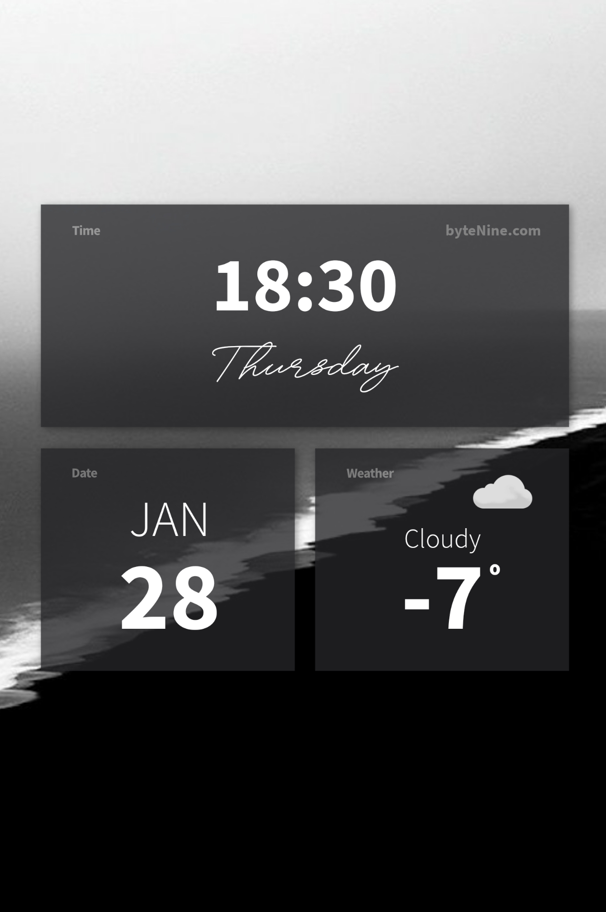 اسکرین شات 4 برنامه Android Clock Widgets
