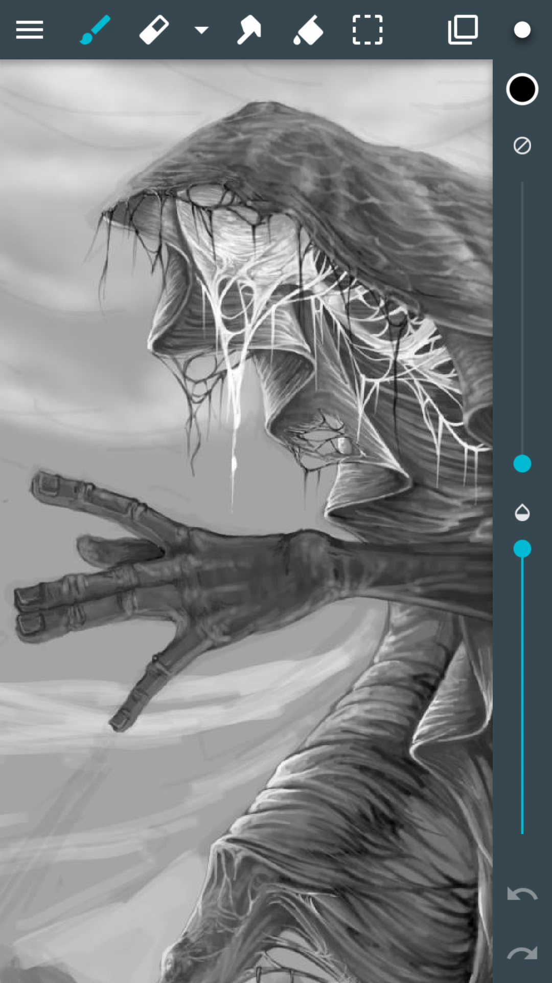 اسکرین شات 5 برنامه ArtFlow: Paint Draw Sketchbook