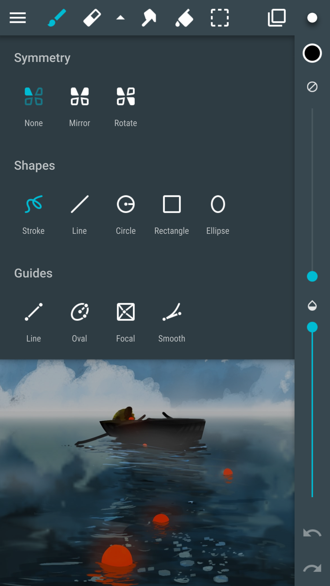 اسکرین شات 2 برنامه ArtFlow: Paint Draw Sketchbook
