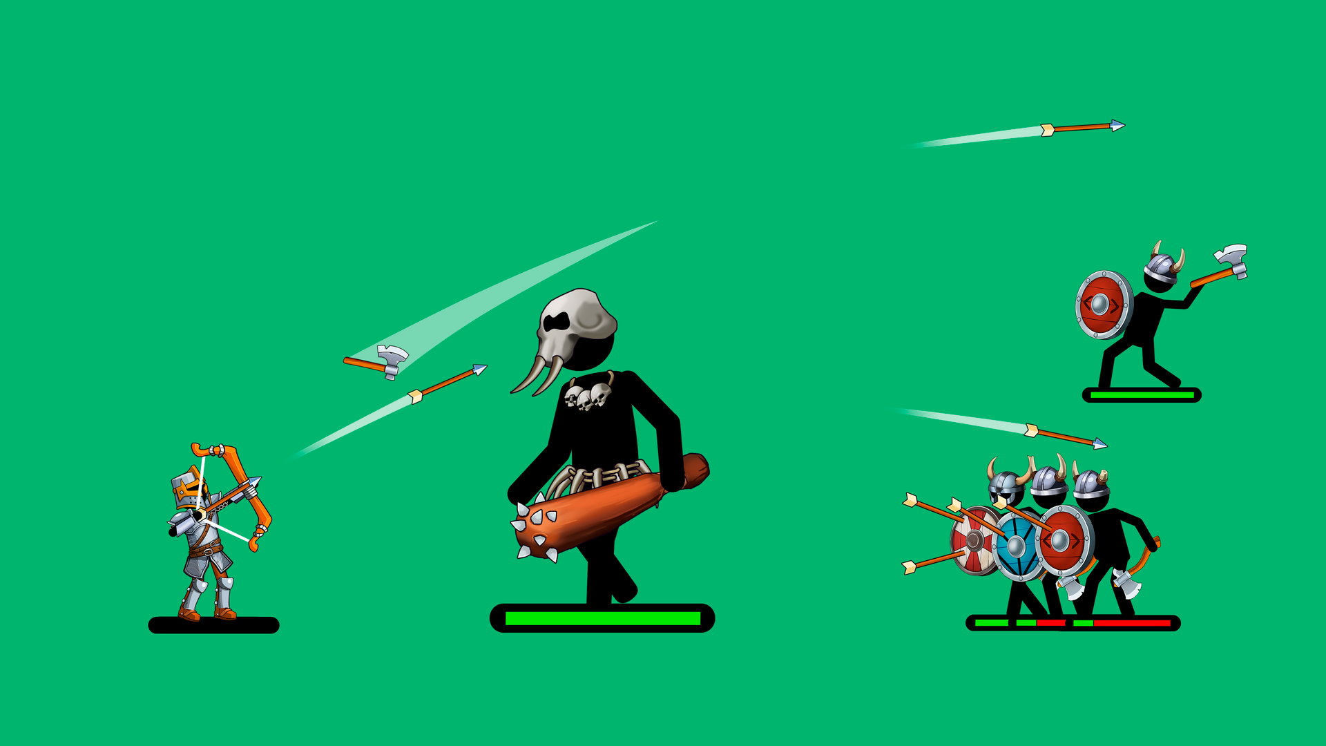 اسکرین شات 4 بازی The Archers 2: Stickman Game