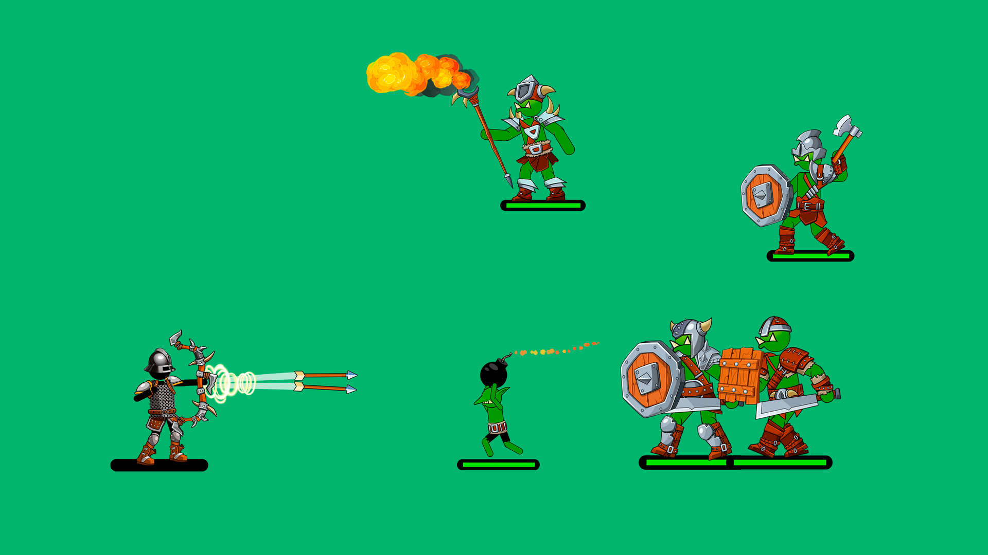 اسکرین شات 7 بازی The Archers 2: Stickman Game