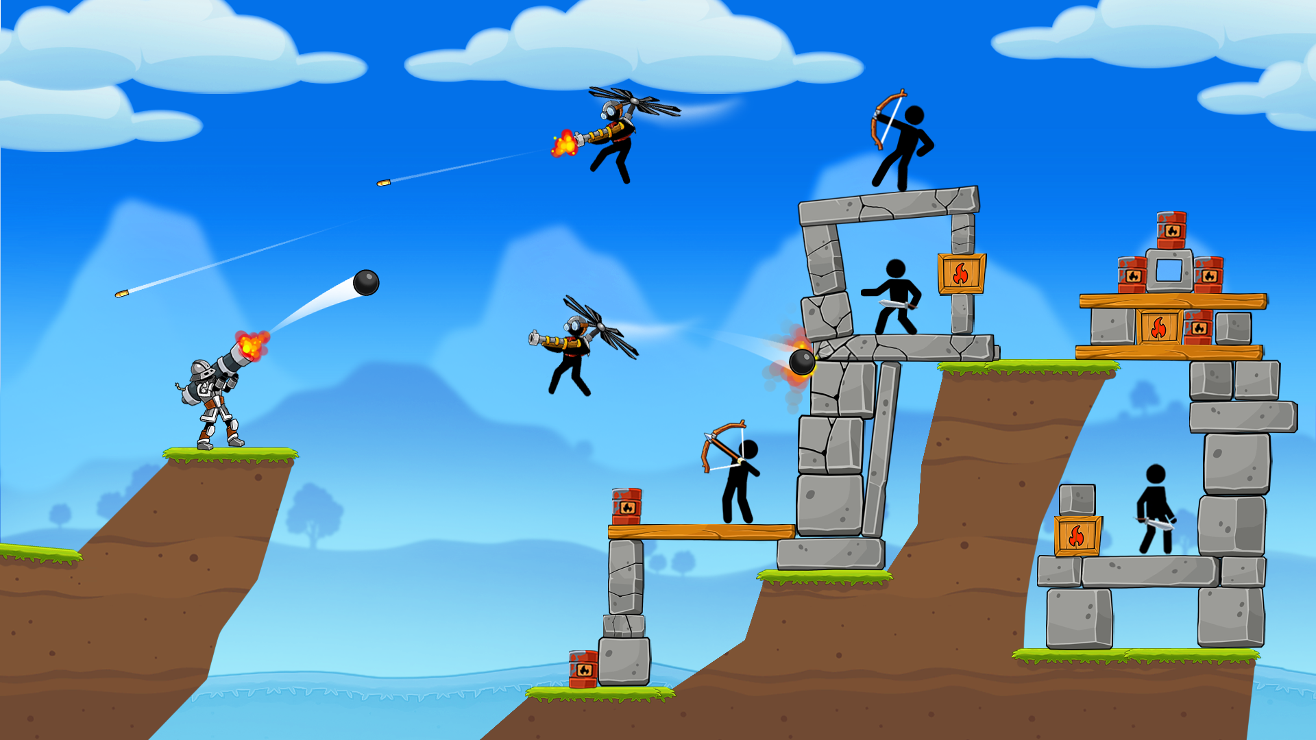 اسکرین شات 6 بازی Boom Stick: Bazooka Puzzles