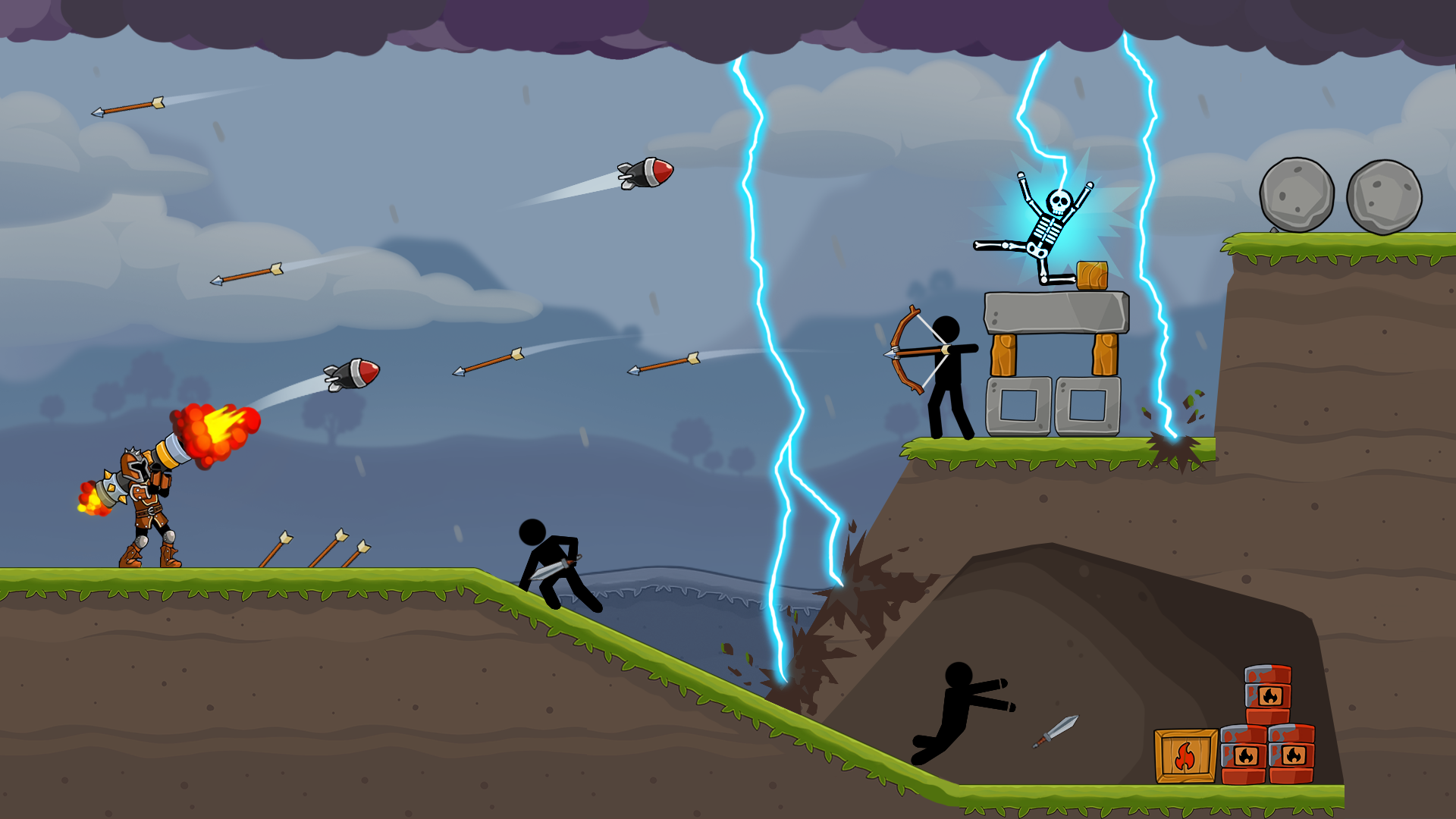 اسکرین شات 2 بازی Boom Stick: Bazooka Puzzles