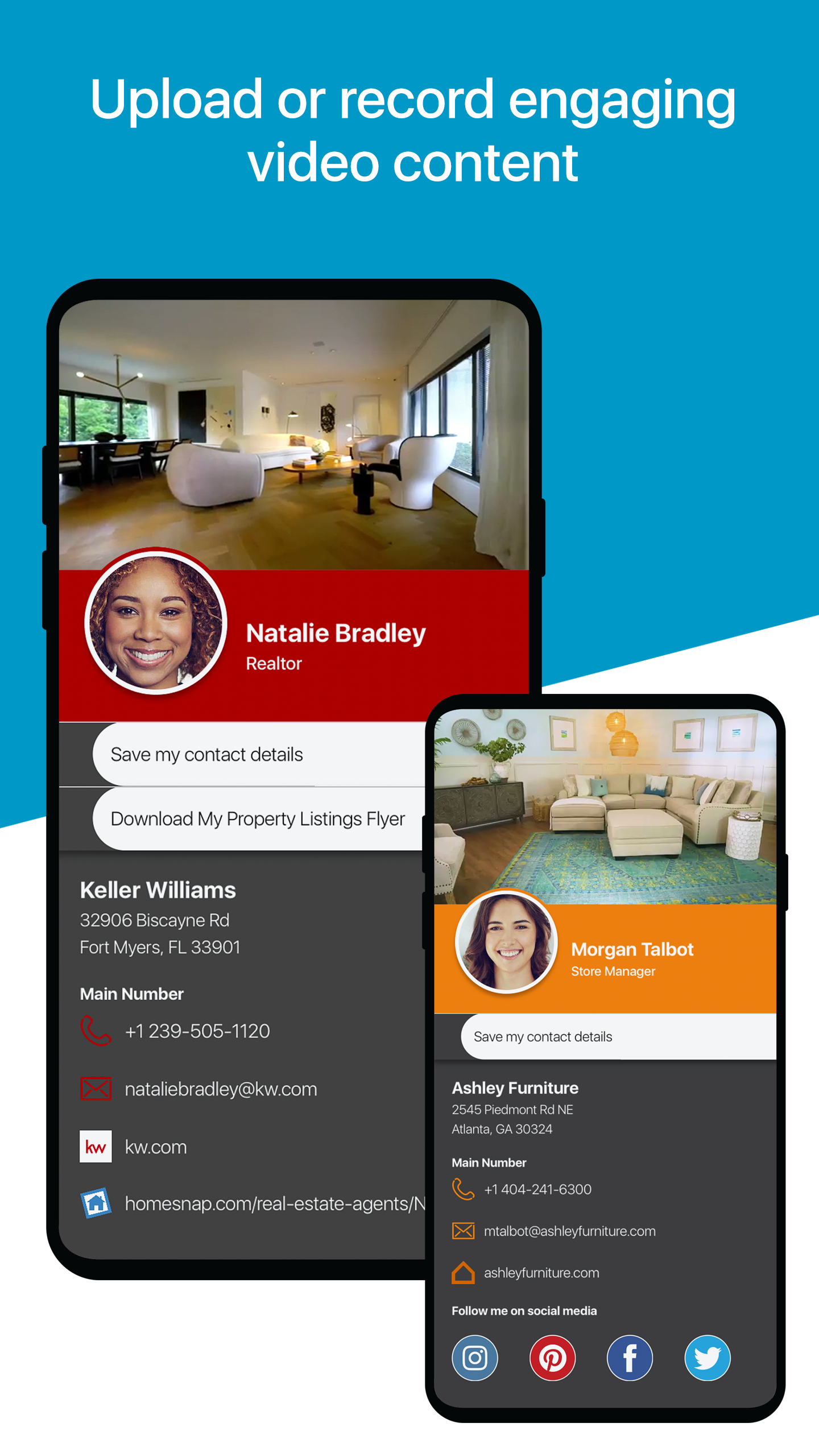 اسکرین شات 1 برنامه Switchit Digital Business Card