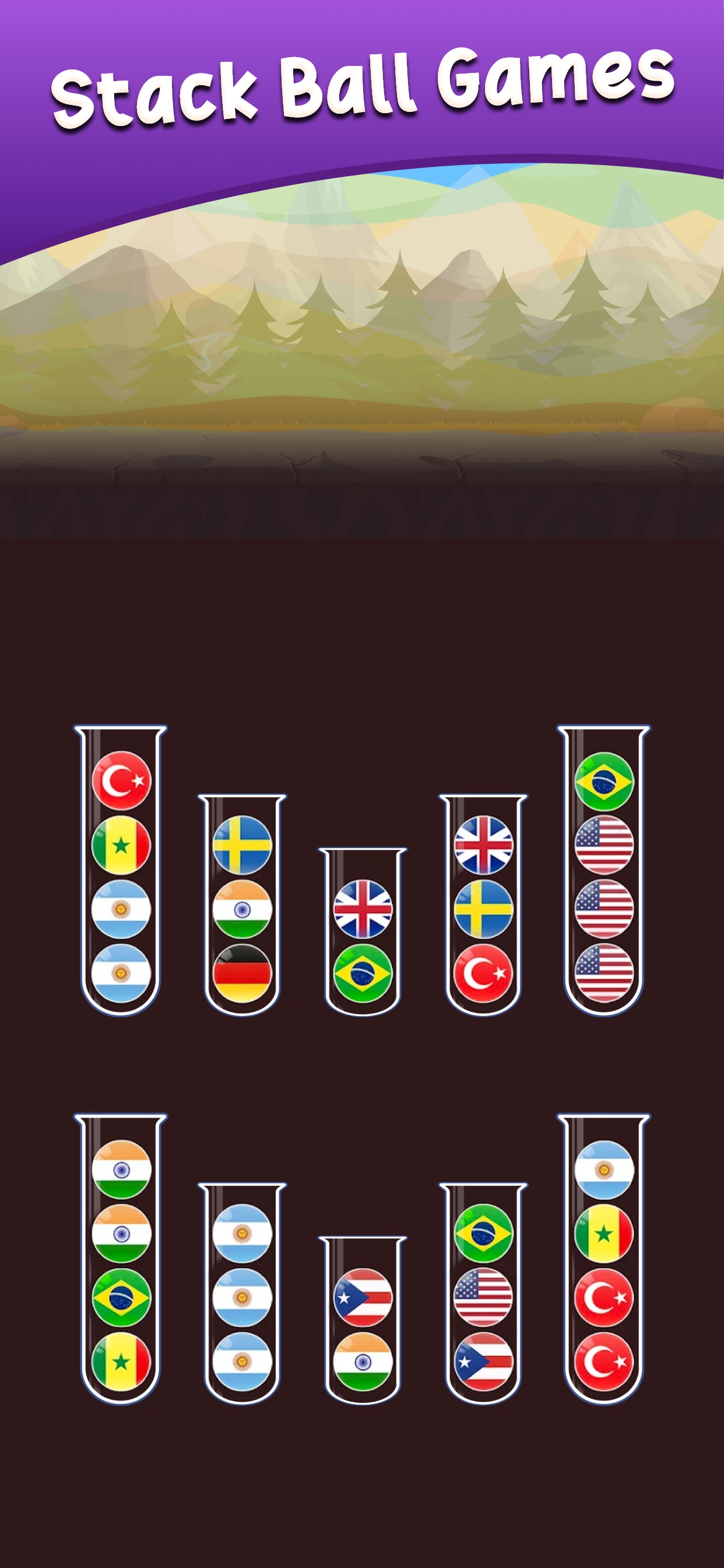 اسکرین شات 5 بازی Ball Sort: Color Sorting Games