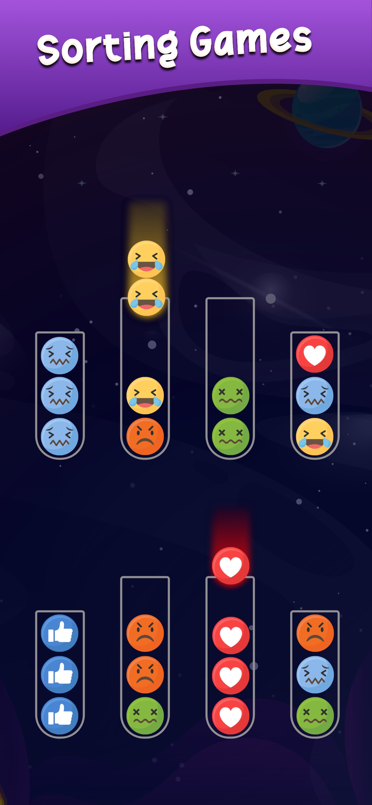 اسکرین شات 4 بازی Ball Sort: Color Sorting Games