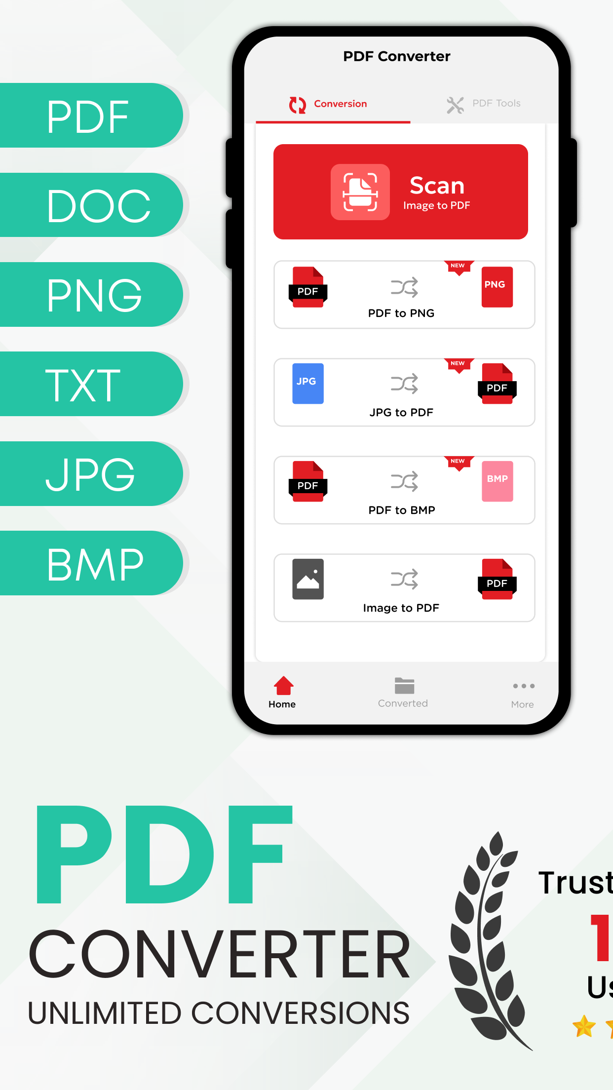 اسکرین شات 1 برنامه JPG to PDF converter & Scanner