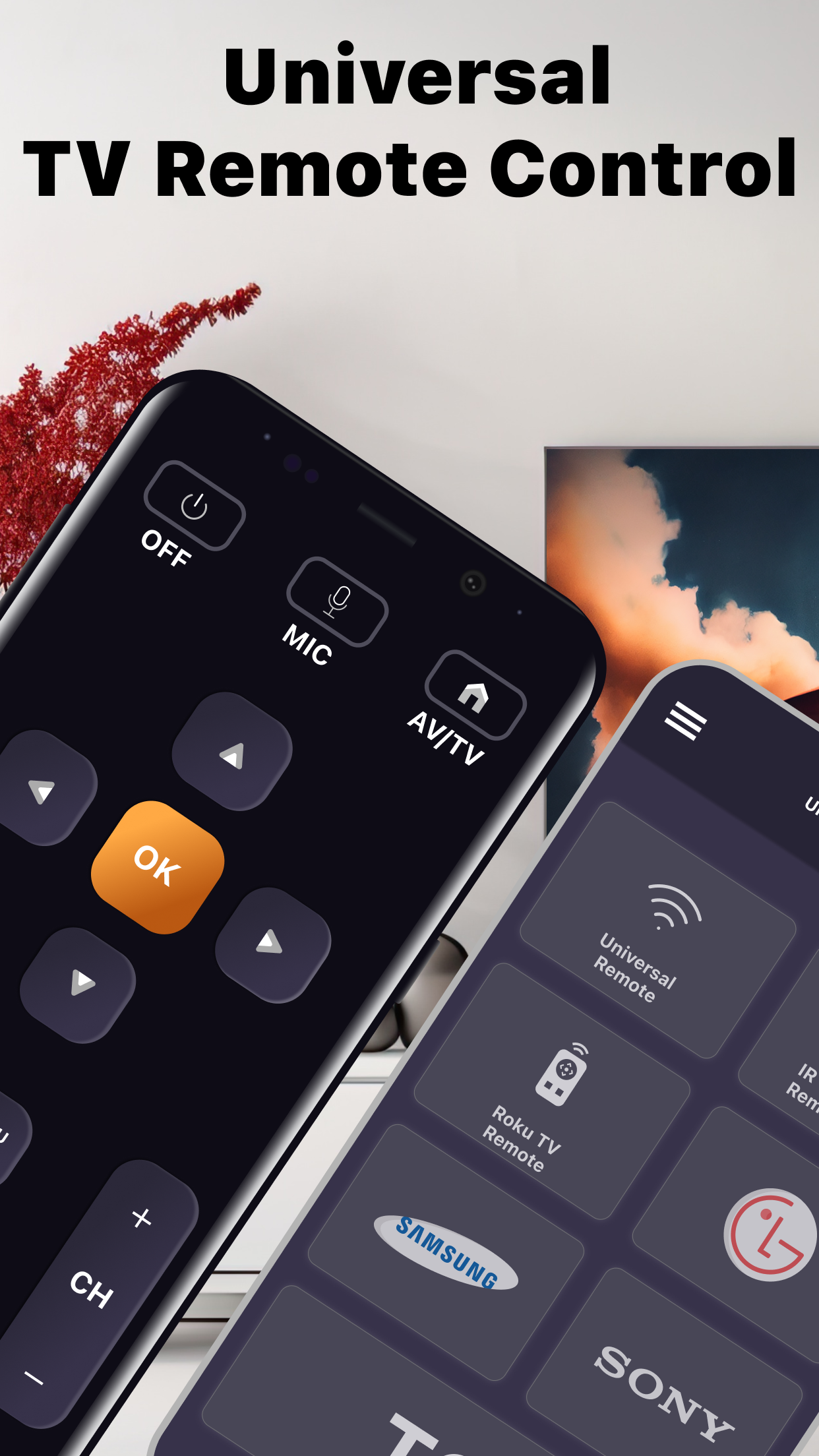 اسکرین شات 1 برنامه Universal TV Remote Control