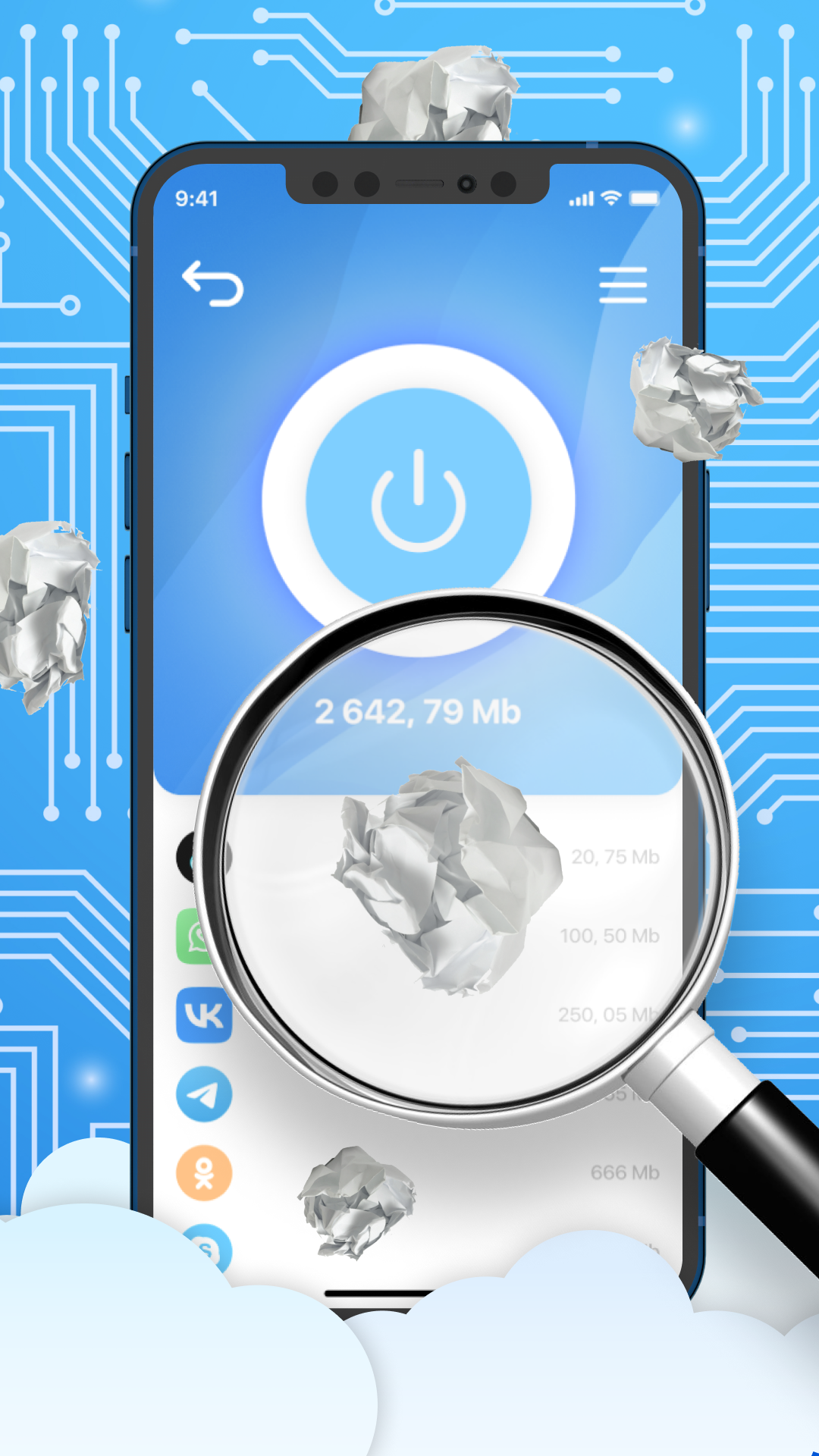 اسکرین شات 1 برنامه Phone Cleaner Cache