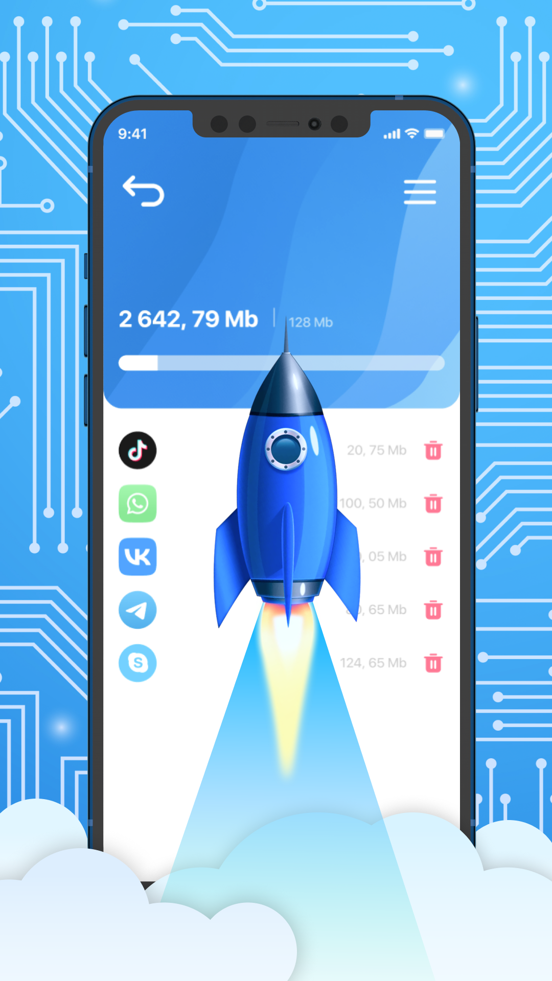 اسکرین شات 2 برنامه Phone Cleaner Cache