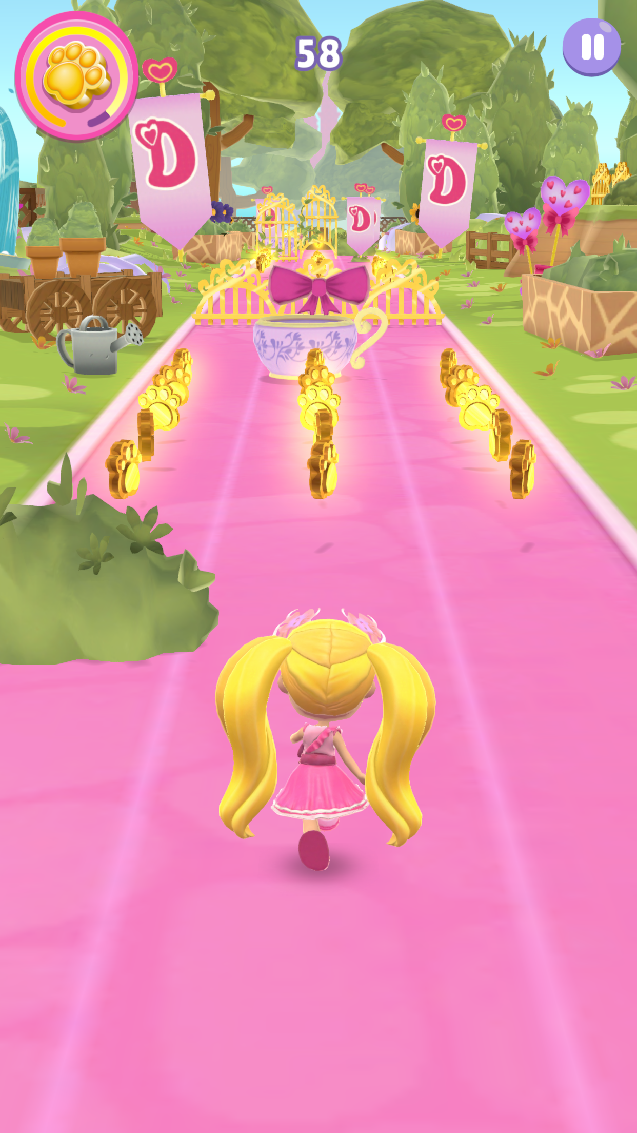 اسکرین شات 1 بازی Love Diana Pet Dash