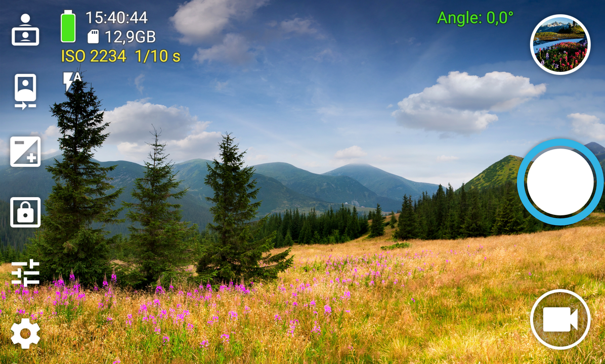 اسکرین شات 3 برنامه HedgeCam 2: Advanced Camera