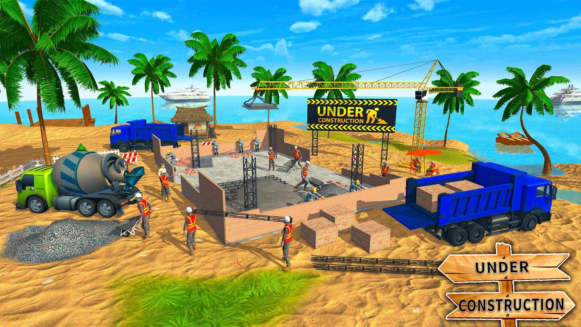 اسکرین شات 3 بازی Carpenter Wood House Builders