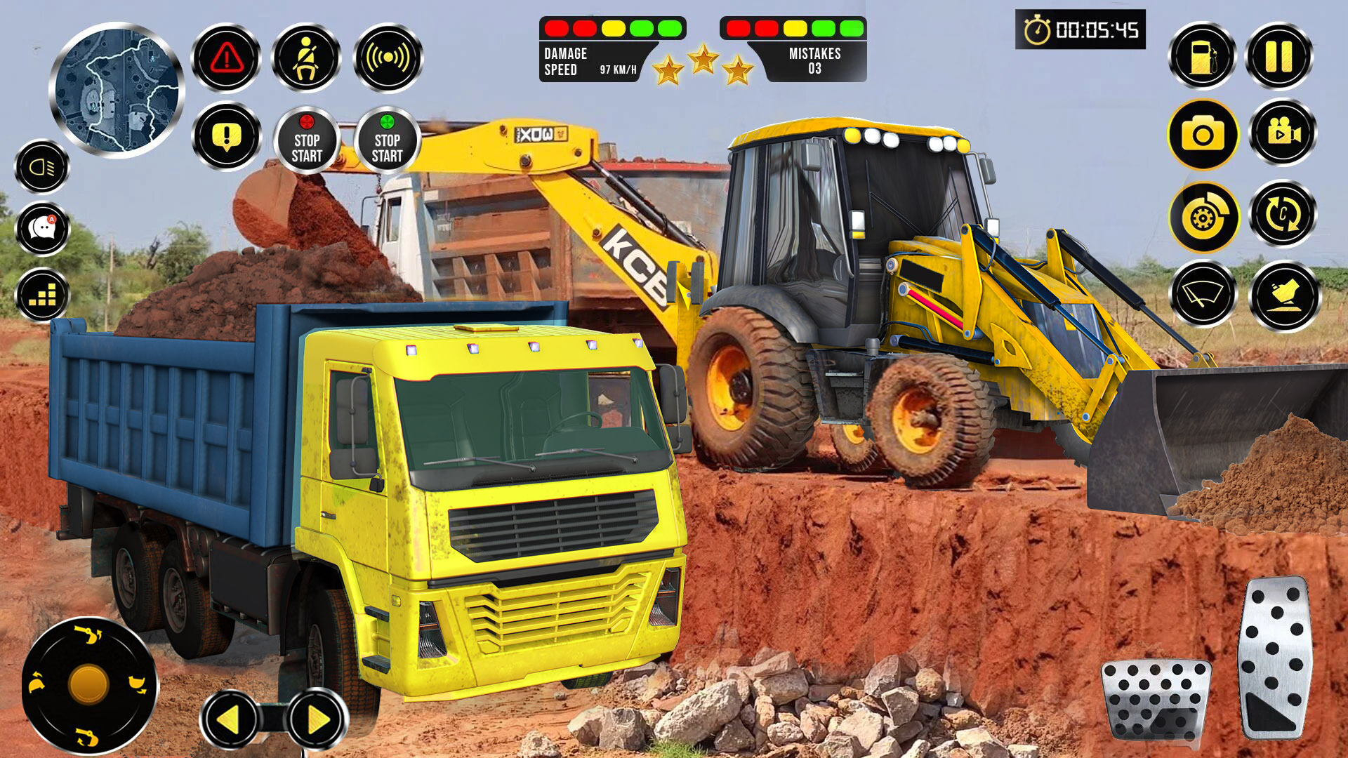 اسکرین شات 1 بازی Heavy Excavator JCB Games