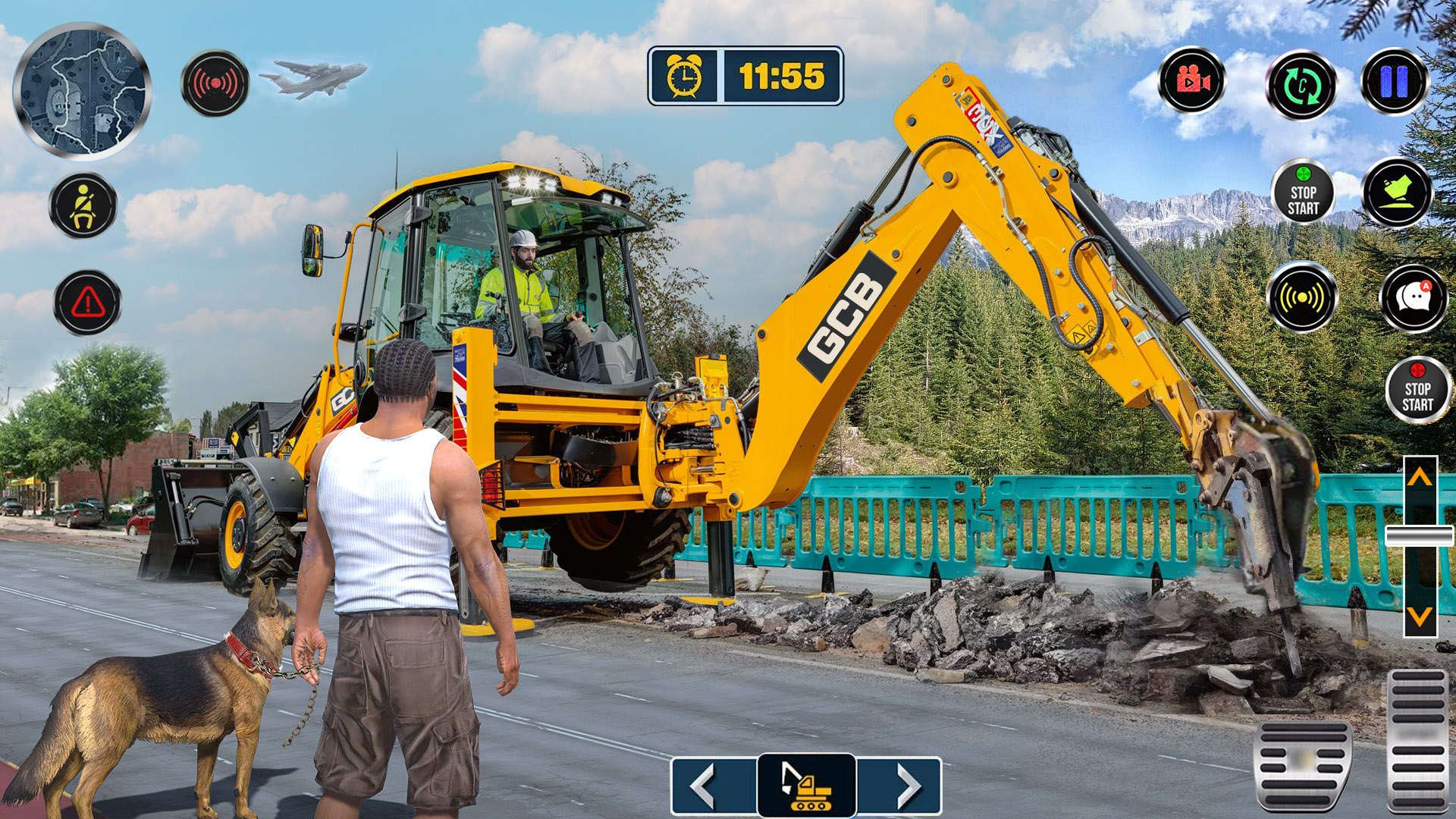 اسکرین شات 3 بازی Heavy Excavator JCB Games