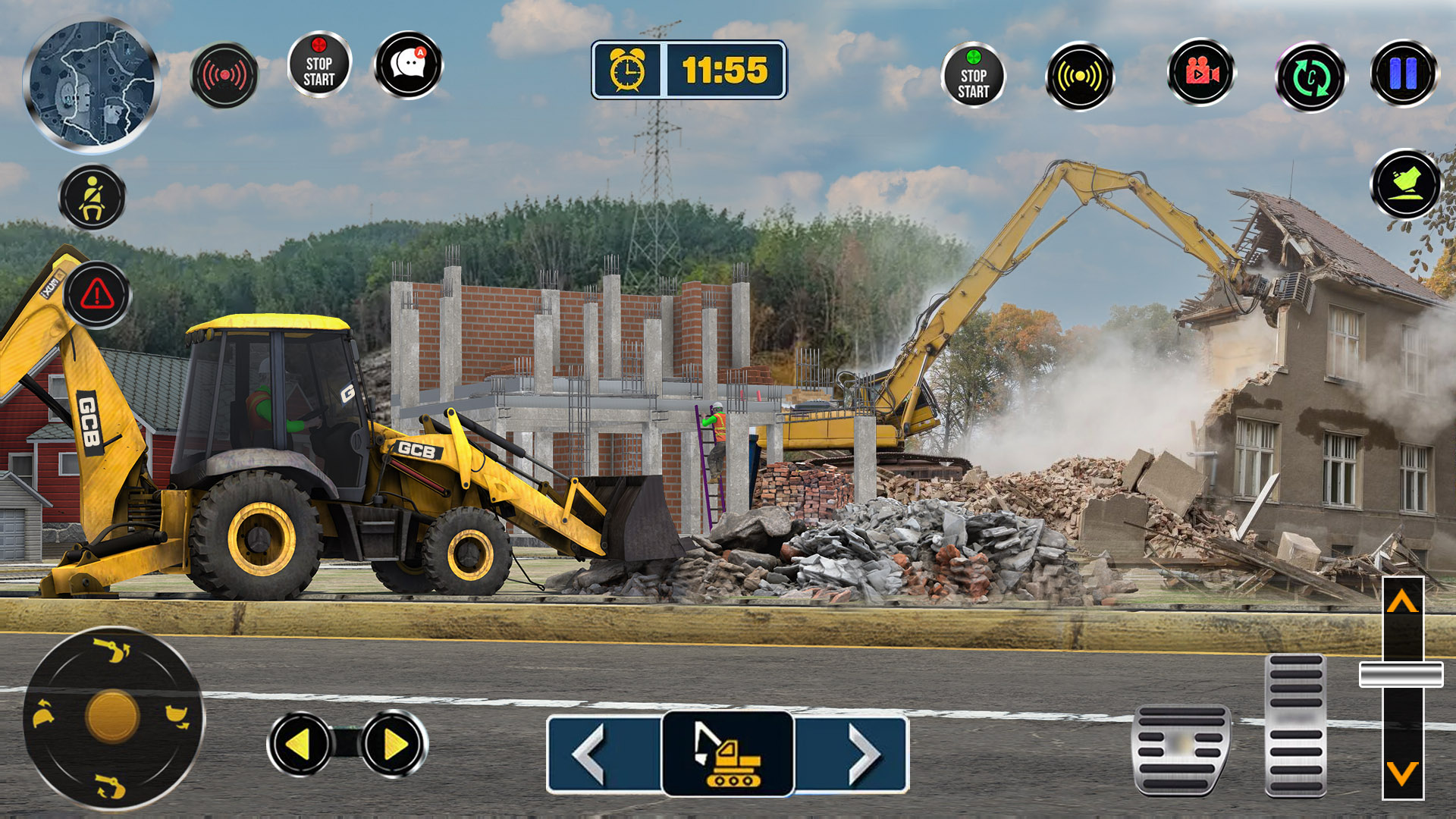 اسکرین شات 4 بازی Heavy Excavator JCB Games