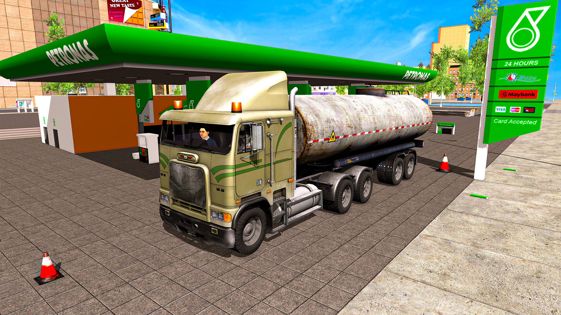 اسکرین شات 1 بازی Offroad Oil Truck 3d Simulator