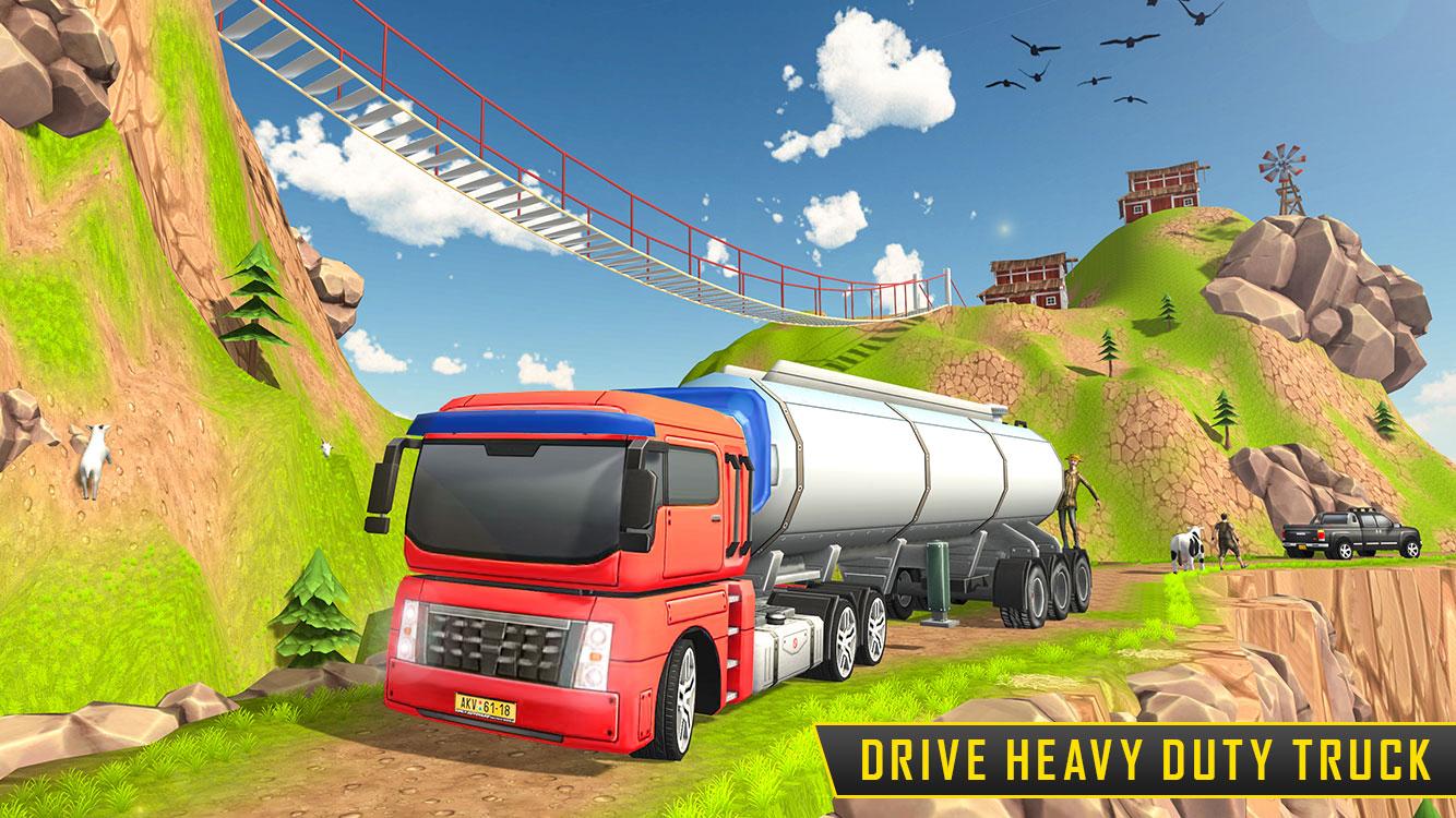 اسکرین شات 2 بازی Offroad Oil Truck 3d Simulator